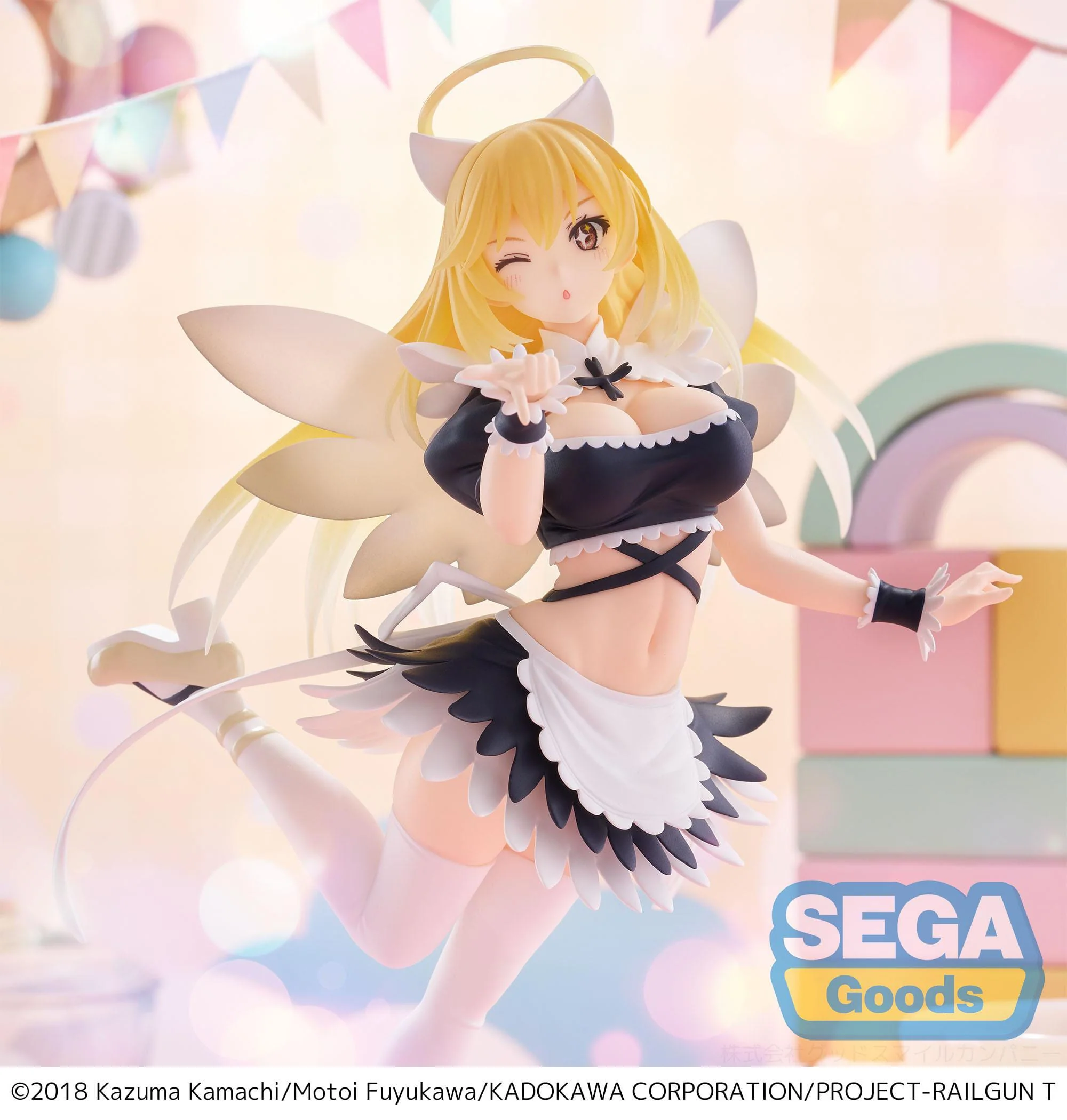 A Certain Scientific Railgun - Misaki Shokuhou Fallen Angel Maid Luminasta - SEGA Prize - Image 4