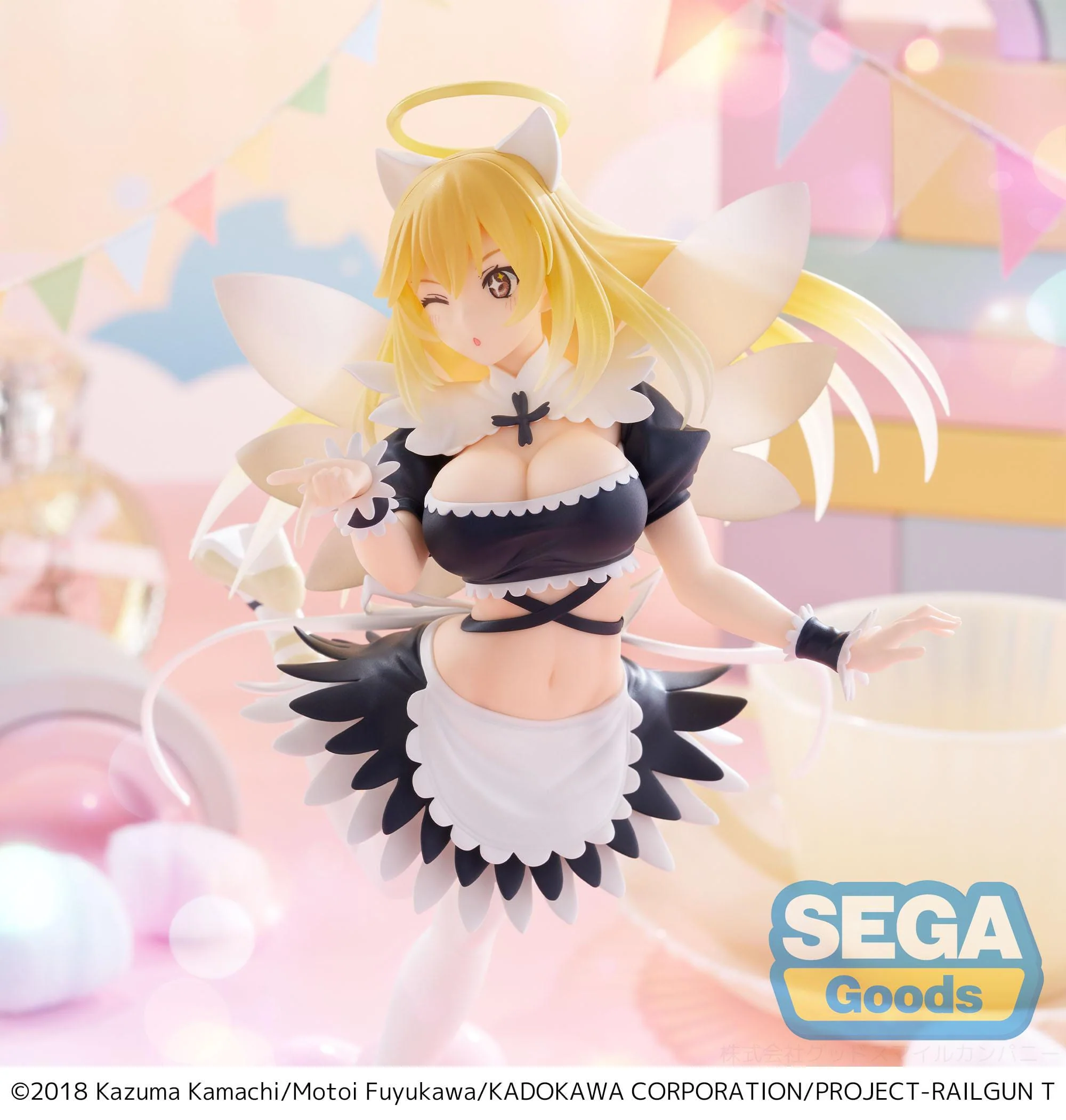 A Certain Scientific Railgun - Misaki Shokuhou Fallen Angel Maid Luminasta - SEGA Prize - Image 5