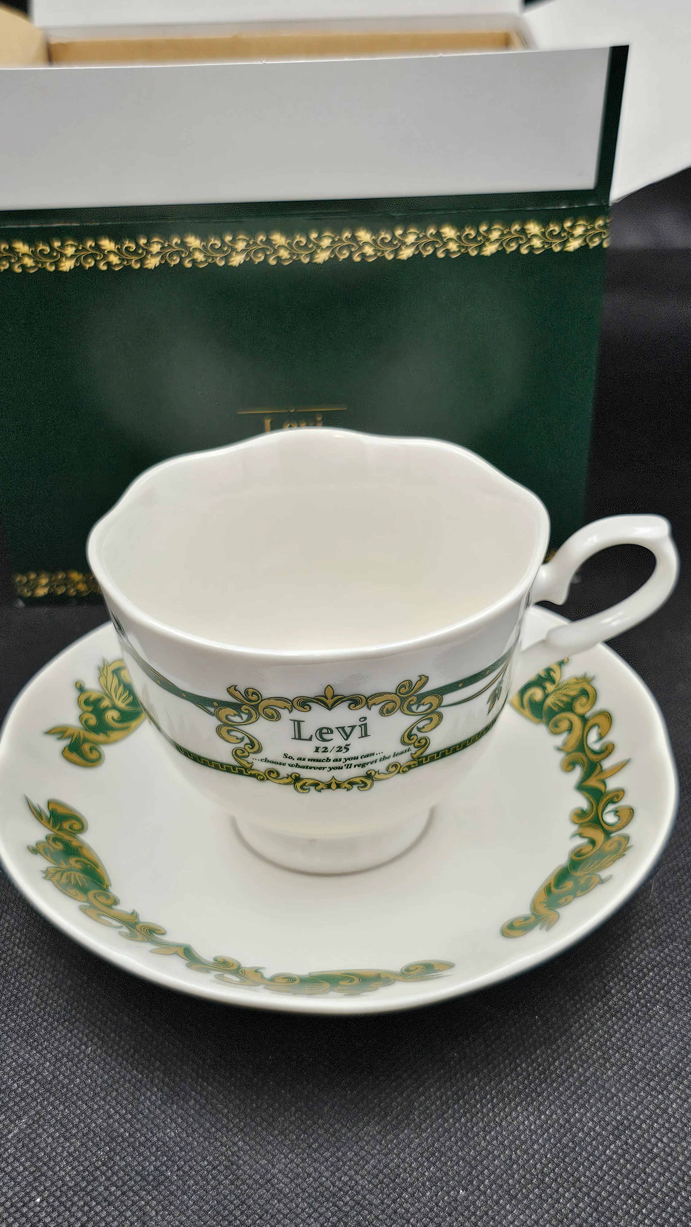 Attack on Titan - Levi Ackerman Teetasse & Untertasse Set - Ichiban Kuji ~The World Outside the Walls~ [D-Preis] - Image 2