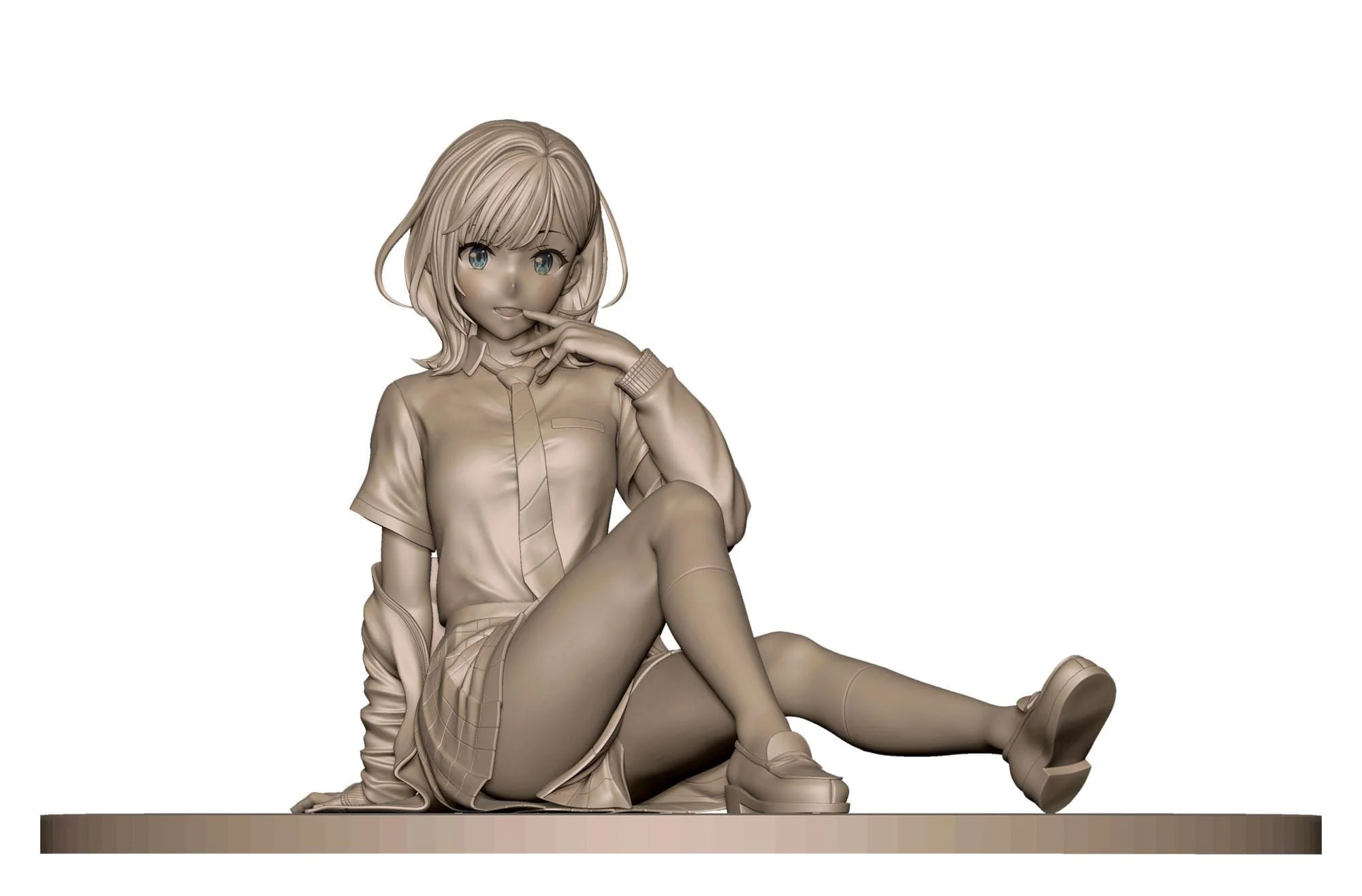 Chitose Is in the Ramune Bottle - Yuzuki Nanase Premium Chokonose / Perching - SEGA Prize