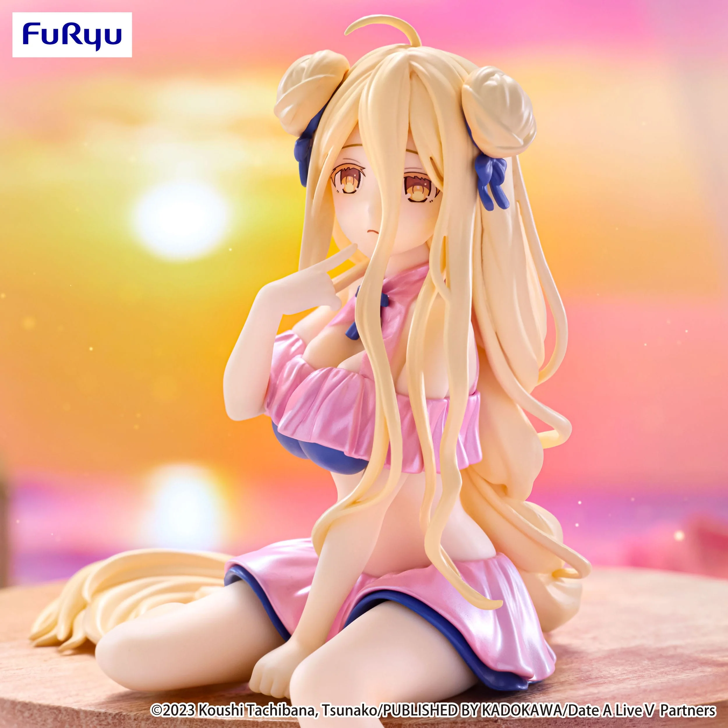Date A Live V - Mukuro Hoshimiya Swimsuit Pastel Pink Color Ver. Noodle Stopper - FuRyu Prize - Image 2
