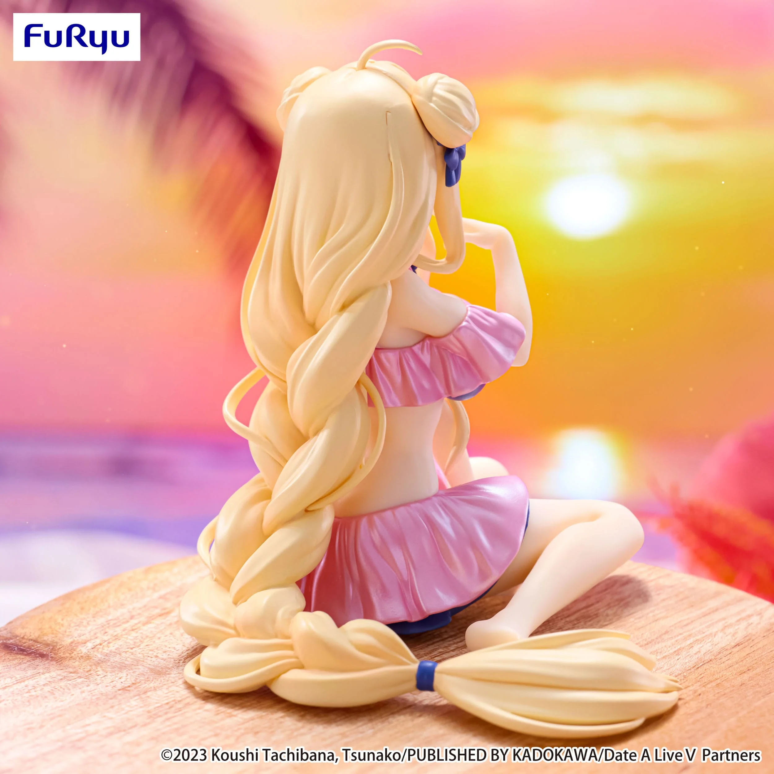 Date A Live V - Mukuro Hoshimiya Swimsuit Pastel Pink Color Ver. Noodle Stopper - FuRyu Prize - Image 3