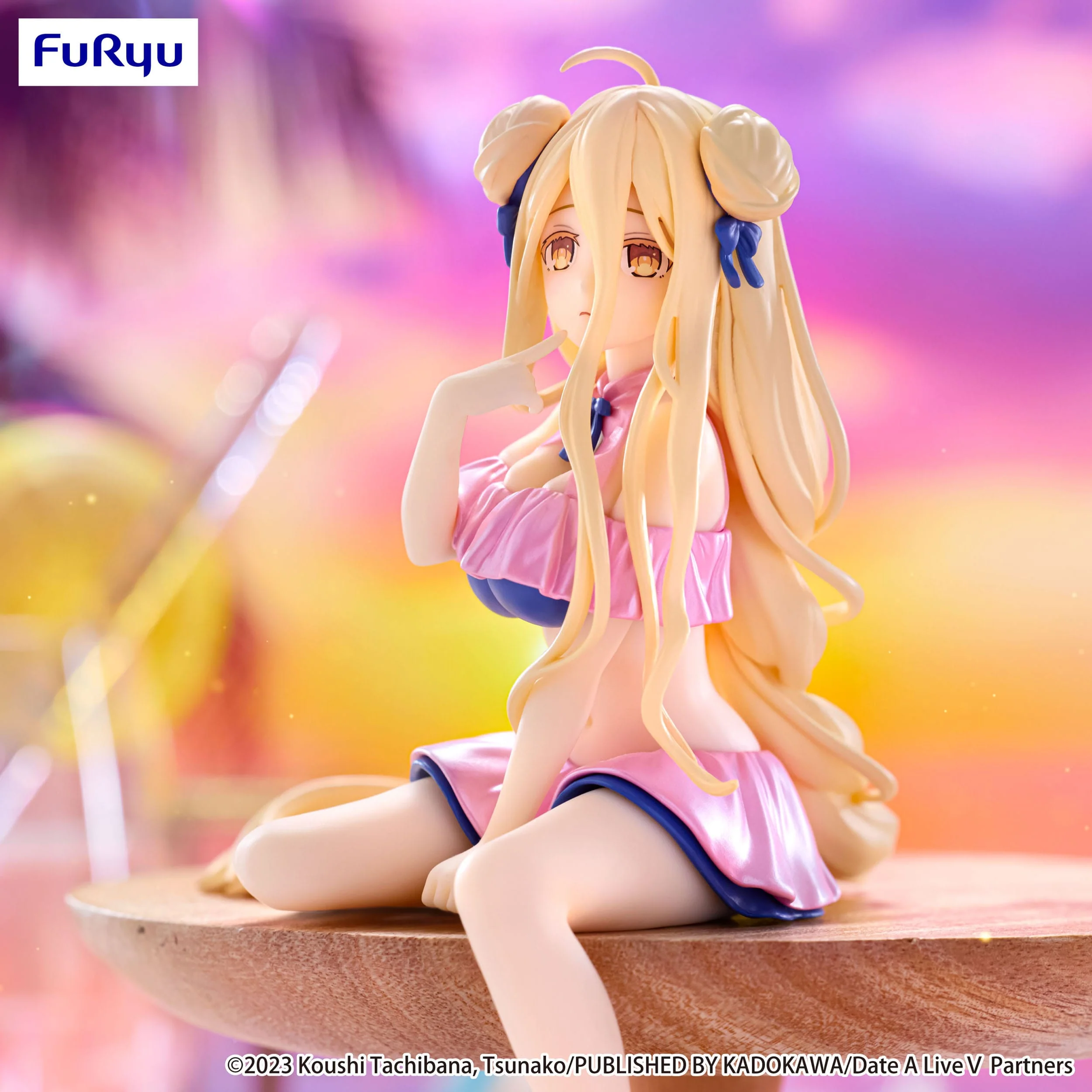 Date A Live V - Mukuro Hoshimiya Swimsuit Pastel Pink Color Ver. Noodle Stopper - FuRyu Prize - Image 5