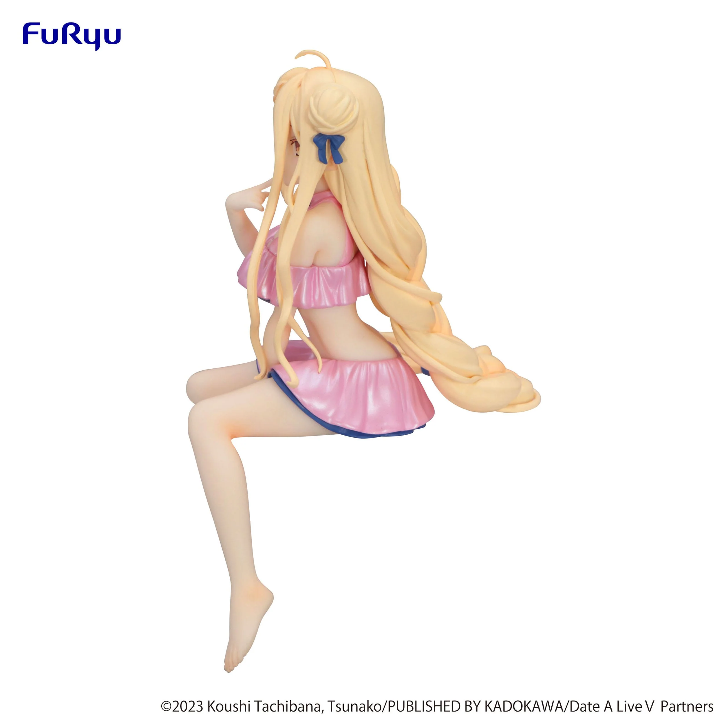 Date A Live V - Mukuro Hoshimiya Swimsuit Pastel Pink Color Ver. Noodle Stopper - FuRyu Prize - Image 6