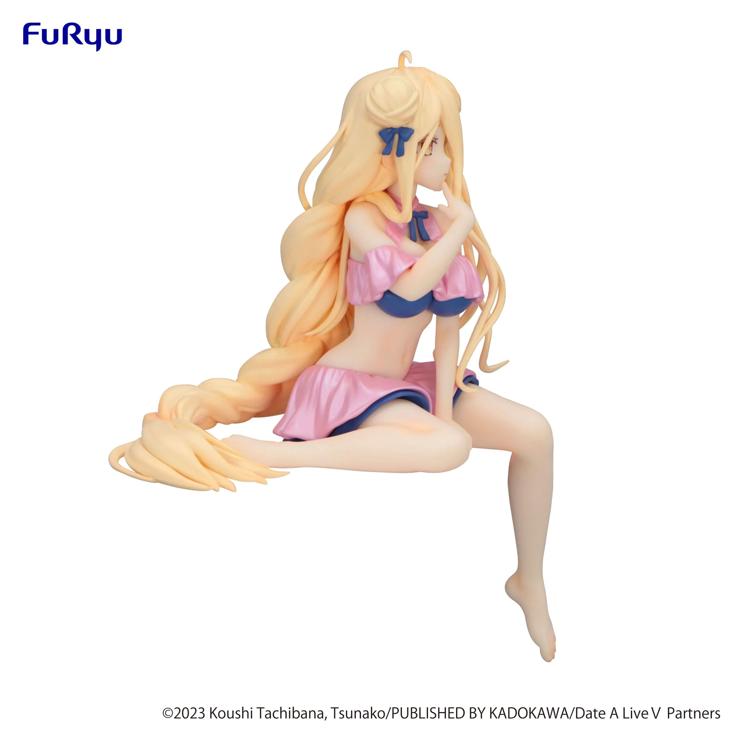 Date A Live V - Mukuro Hoshimiya Swimsuit Pastel Pink Color Ver. Noodle Stopper - FuRyu Prize - Image 7