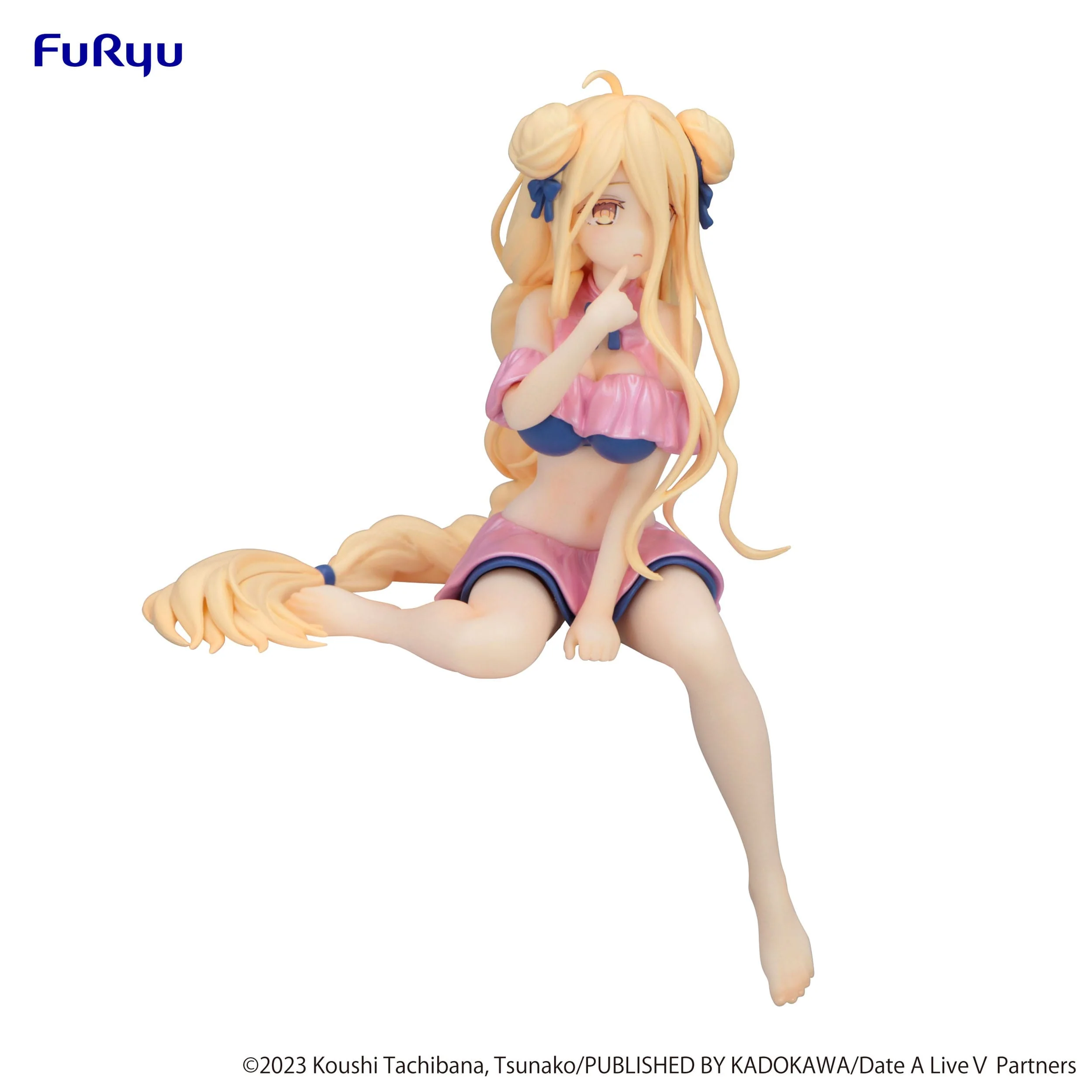 Date A Live V - Mukuro Hoshimiya Swimsuit Pastel Pink Color Ver. Noodle Stopper - FuRyu Prize - Image 8