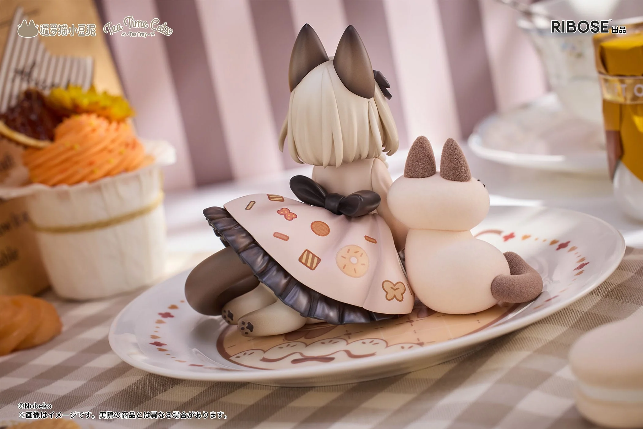 Decorated Life Collection - Tea Time Cats x Siamese Cat Azuki-san Friendship Collaboration - Ribose - Image 10