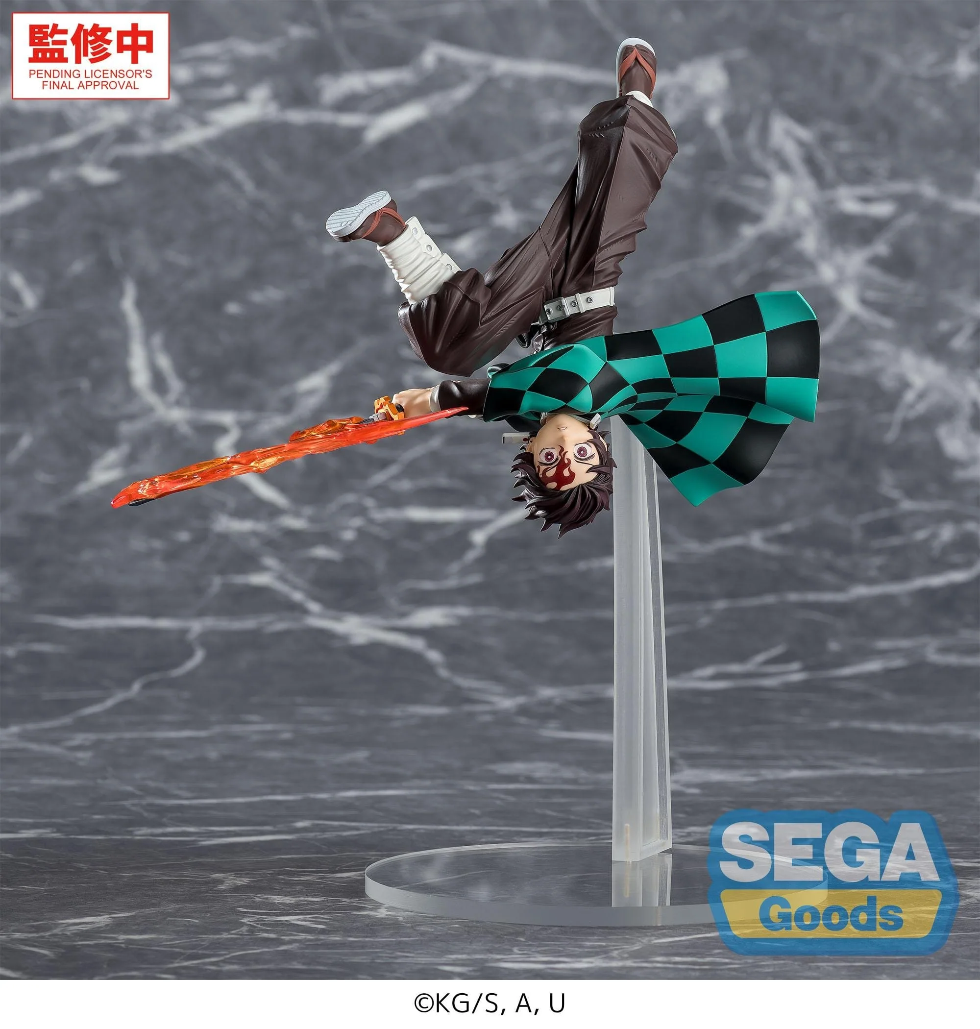 Demon Slayer - Tanjiro Kamado Hinokami Kagura Setting Sun Transformation Luminasta - SEGA Prize