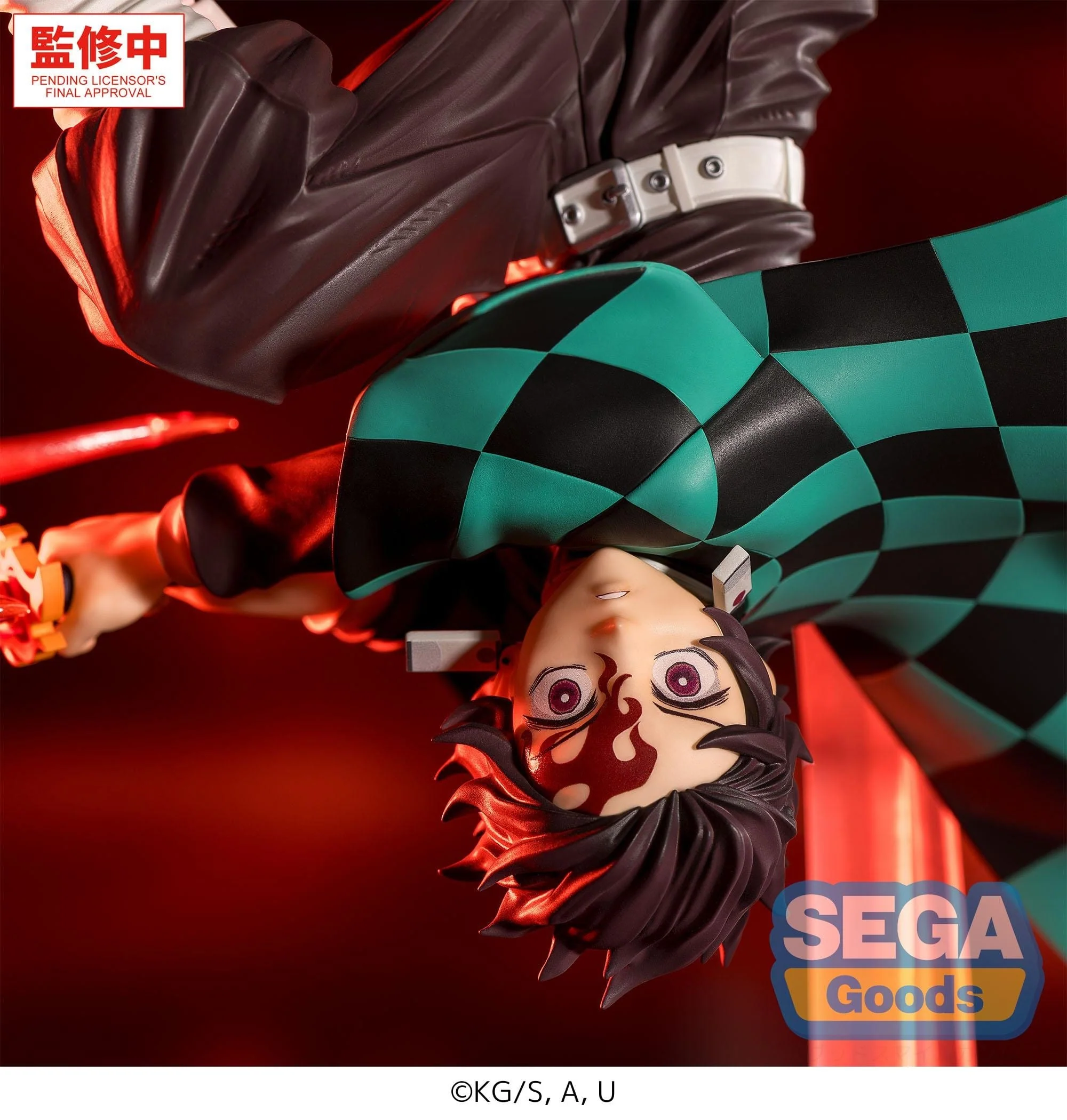 Demon Slayer - Tanjiro Kamado Hinokami Kagura Setting Sun Transformation Luminasta - SEGA Prize - Image 2