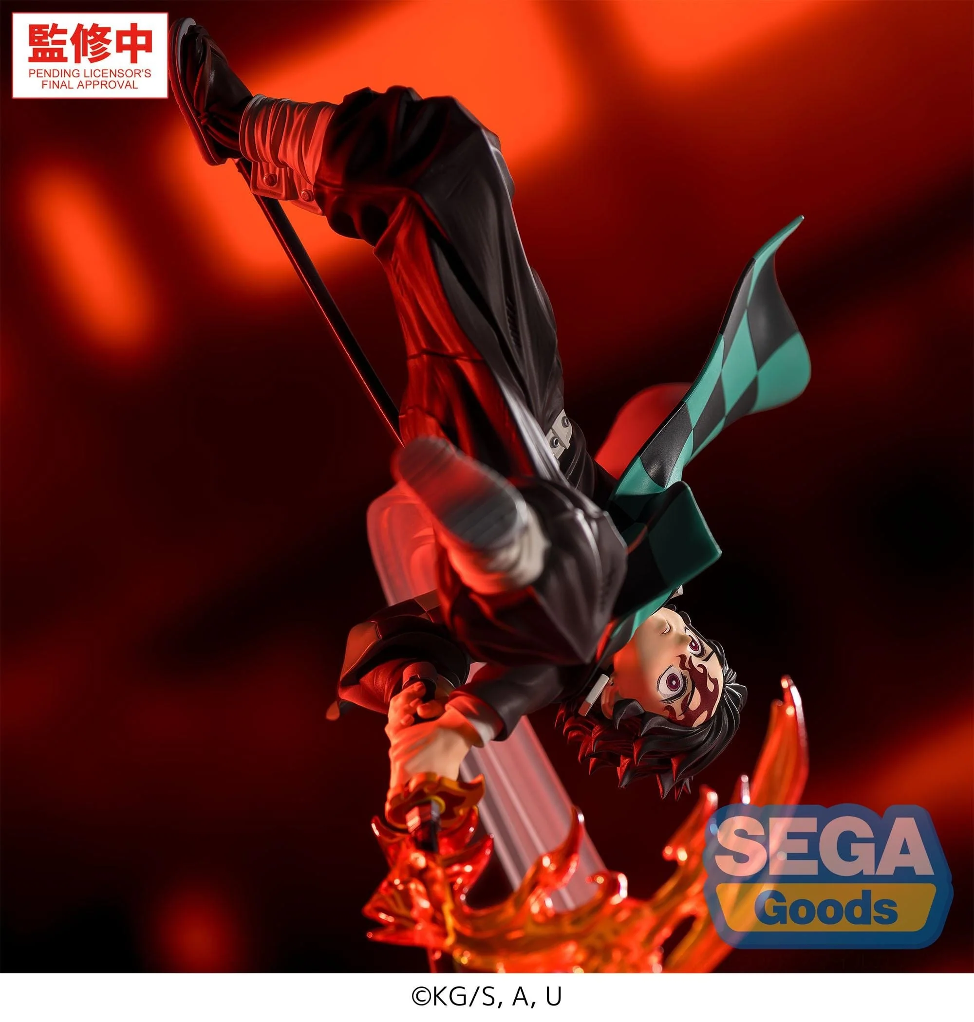 Demon Slayer - Tanjiro Kamado Hinokami Kagura Setting Sun Transformation Luminasta - SEGA Prize - Image 6