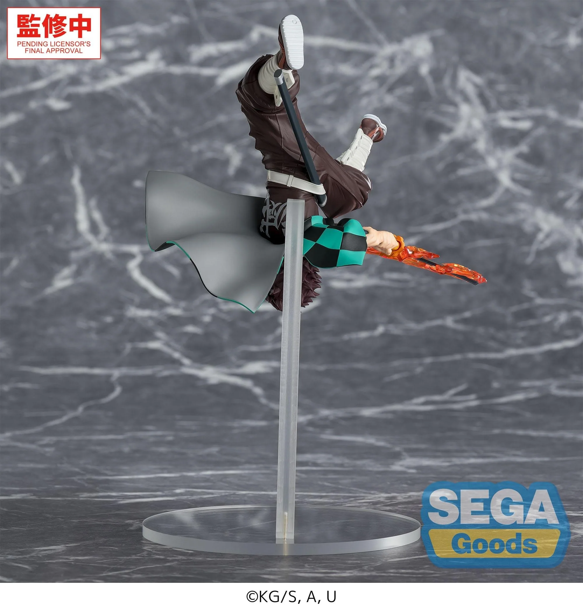 Demon Slayer - Tanjiro Kamado Hinokami Kagura Setting Sun Transformation Luminasta - SEGA Prize - Image 7