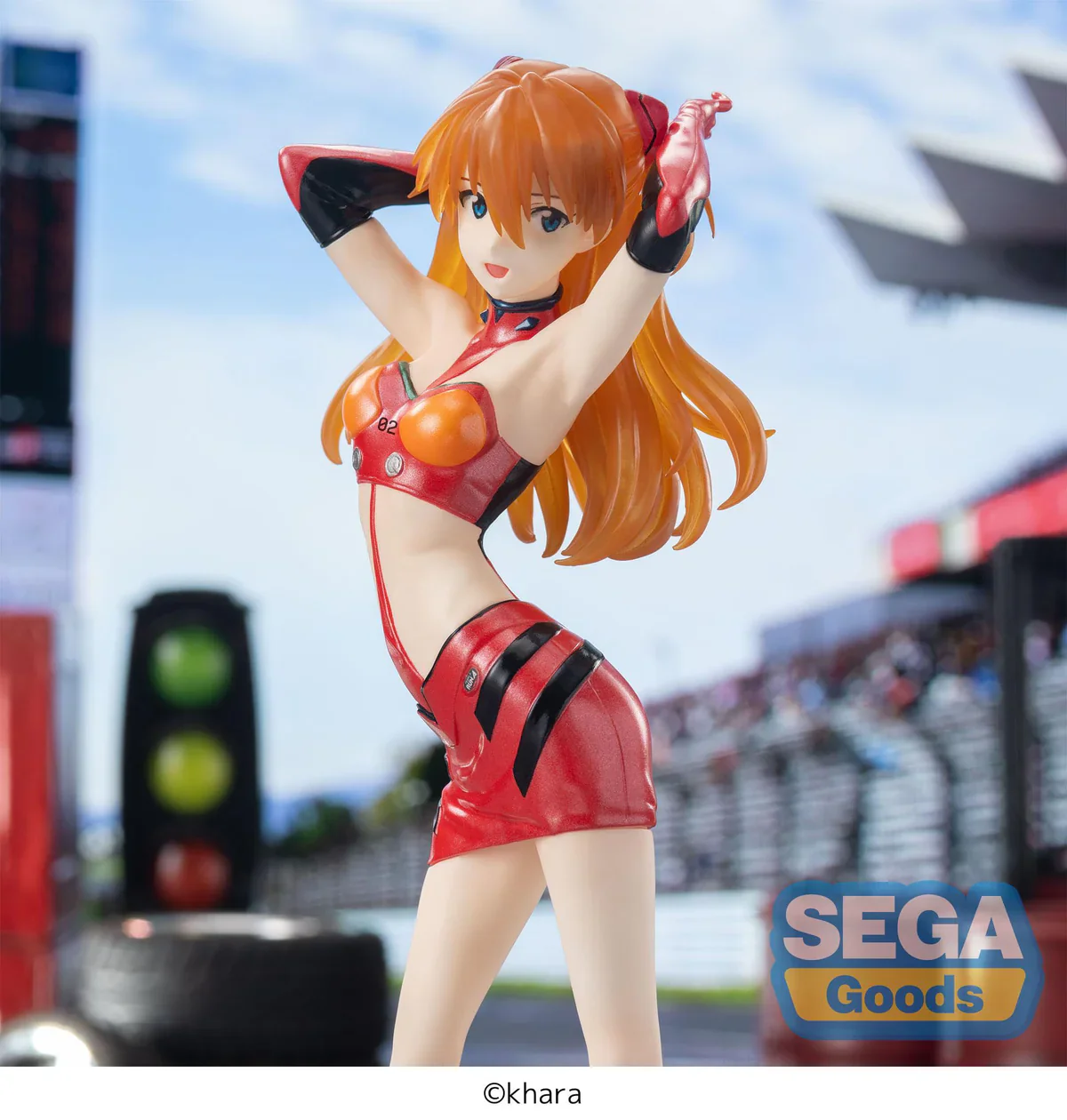 Evangelion Series - Asuka Shikinami Langley Racing Pit Walk Luminasta - Sega Prize - Image 5