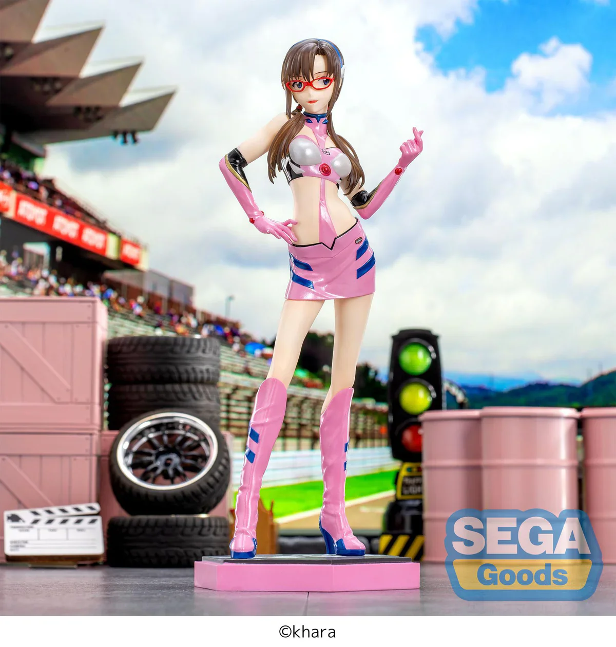 Evangelion Series - Mari Makinami Racing Pit Walk Luminasta - Sega Prize - Image 3