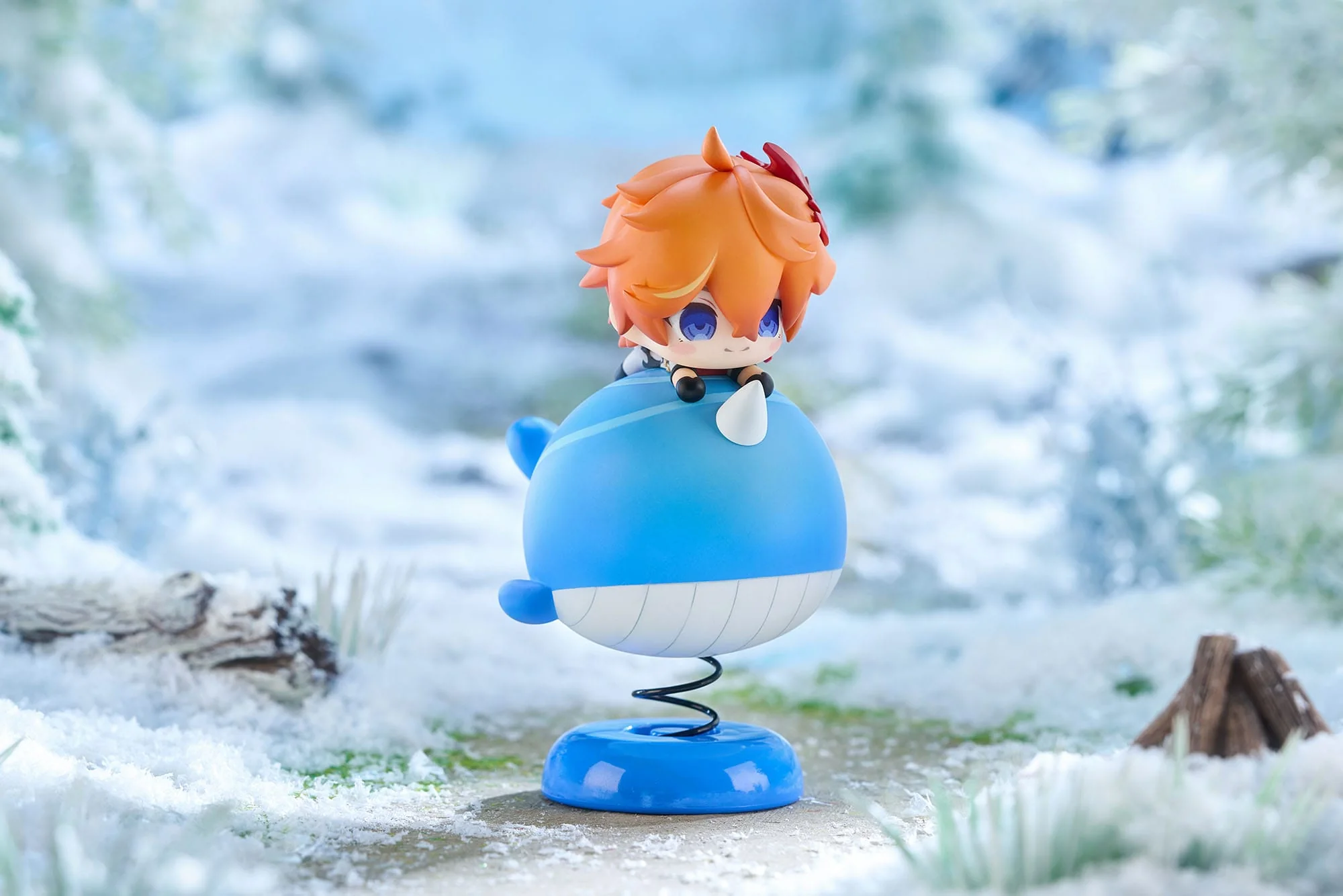 Genshin Impact - Tartaglia/Child Happy Shake Chibi Chara Yurayura Stand Ver. - Apex Innovation - Image 5