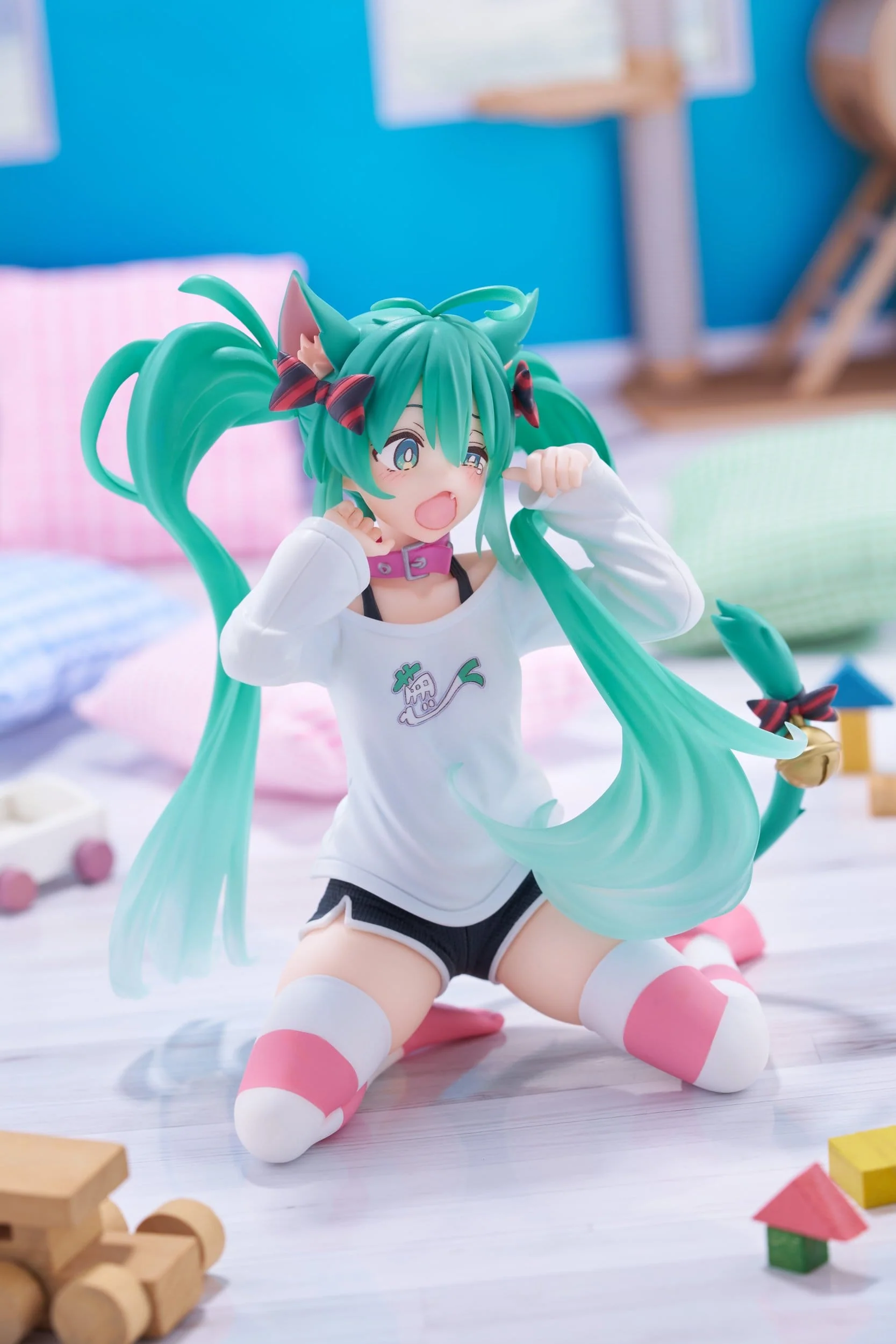 Hatsune Miku - Cat Ear Nekomimi T-Shirt Ver. Desktop Cute - Taito Prize - Image 2