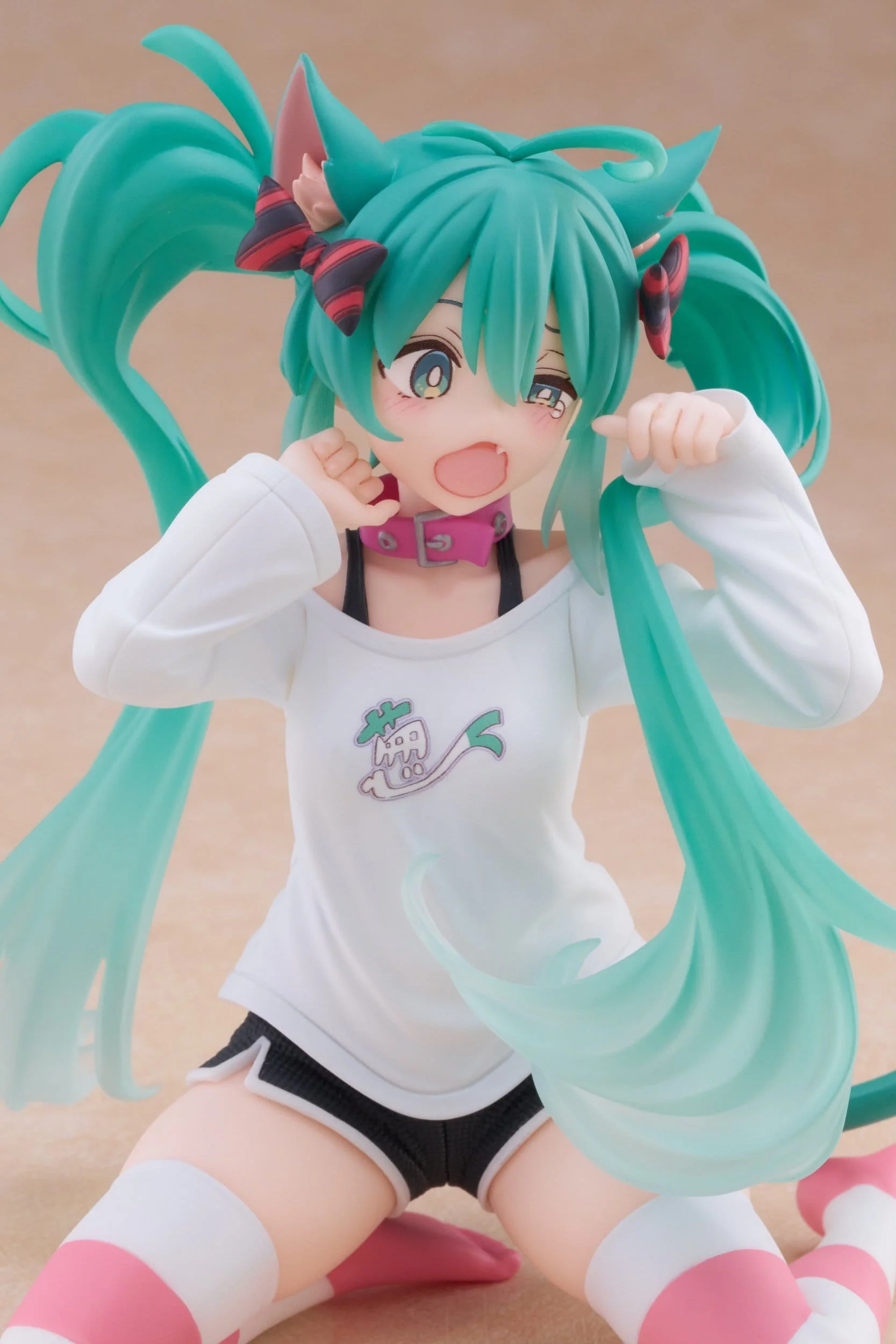 Hatsune Miku - Cat Ear Nekomimi T-Shirt Ver. Desktop Cute - Taito Prize - Image 6