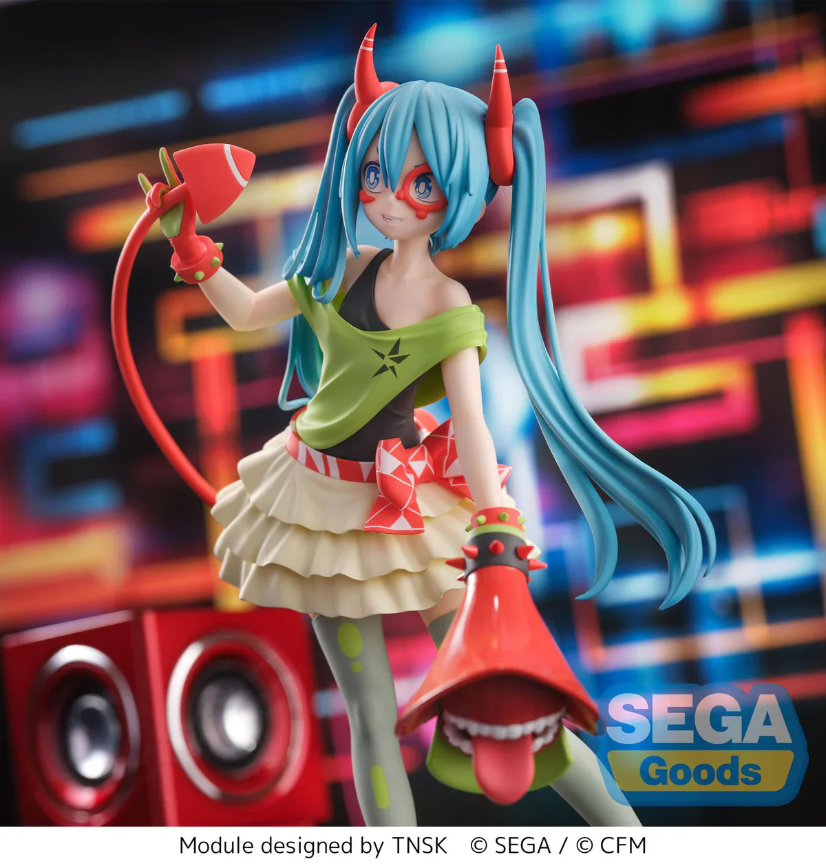 Hatsune Miku -  DE:MONSTAR T.R. Figurizm - SEGA Prize - Image 3