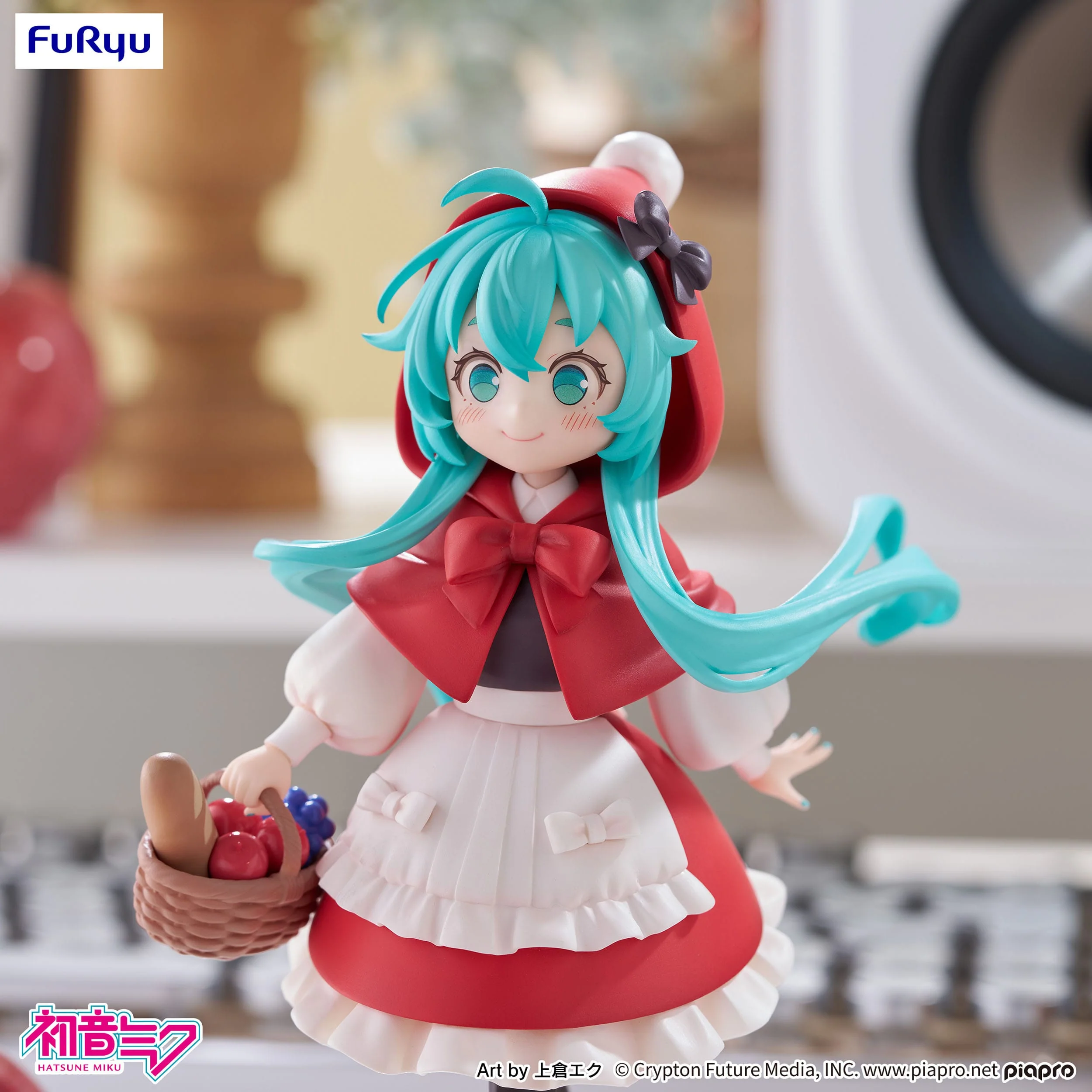 Hatsune Miku - Desktop Fairy Little red riding hood Ver. - FuRyu Prize - Image 3