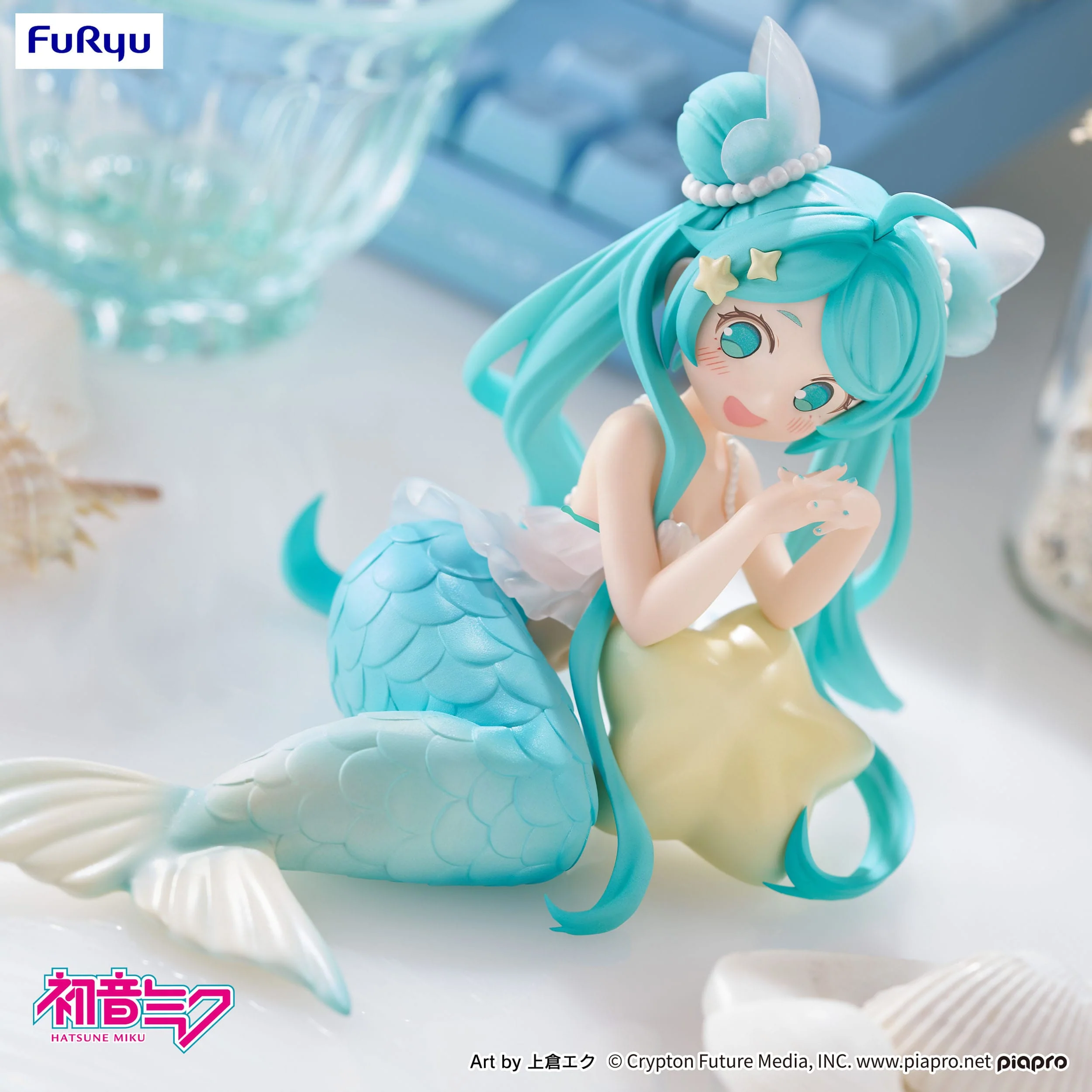 Hatsune Miku - Desktop Fairy Mermaid princess Ver. - FuRyu Prize - Image 10