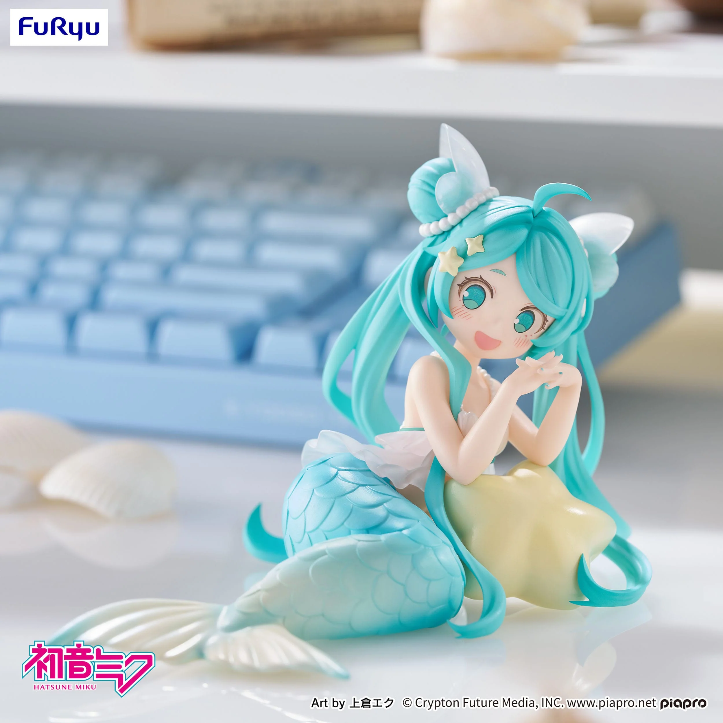 Hatsune Miku - Desktop Fairy Mermaid princess Ver. - FuRyu Prize - Image 8