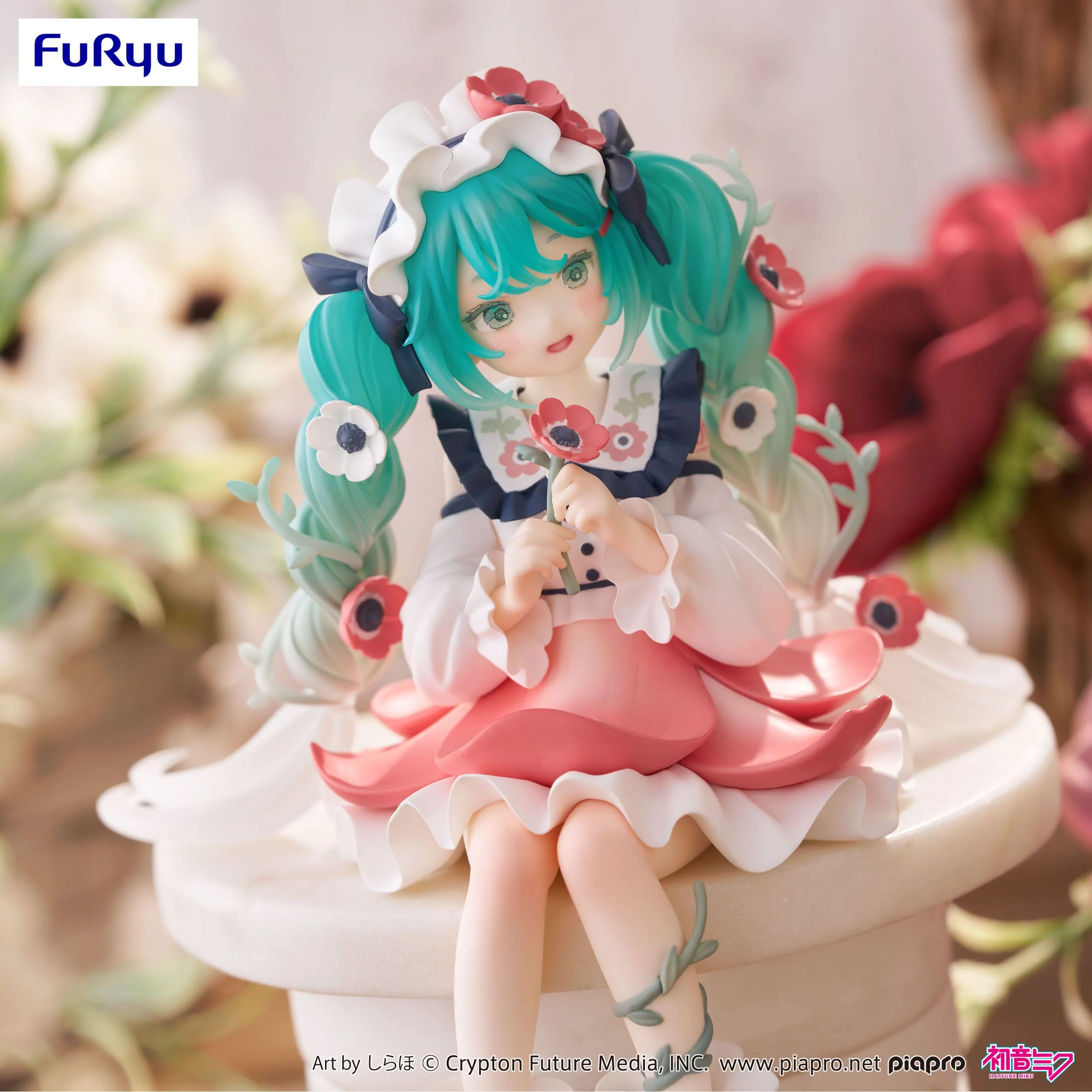 Hatsune Miku - Flower Fairy Anemone Noodle Stopper - FuRyu Prize - Image 3