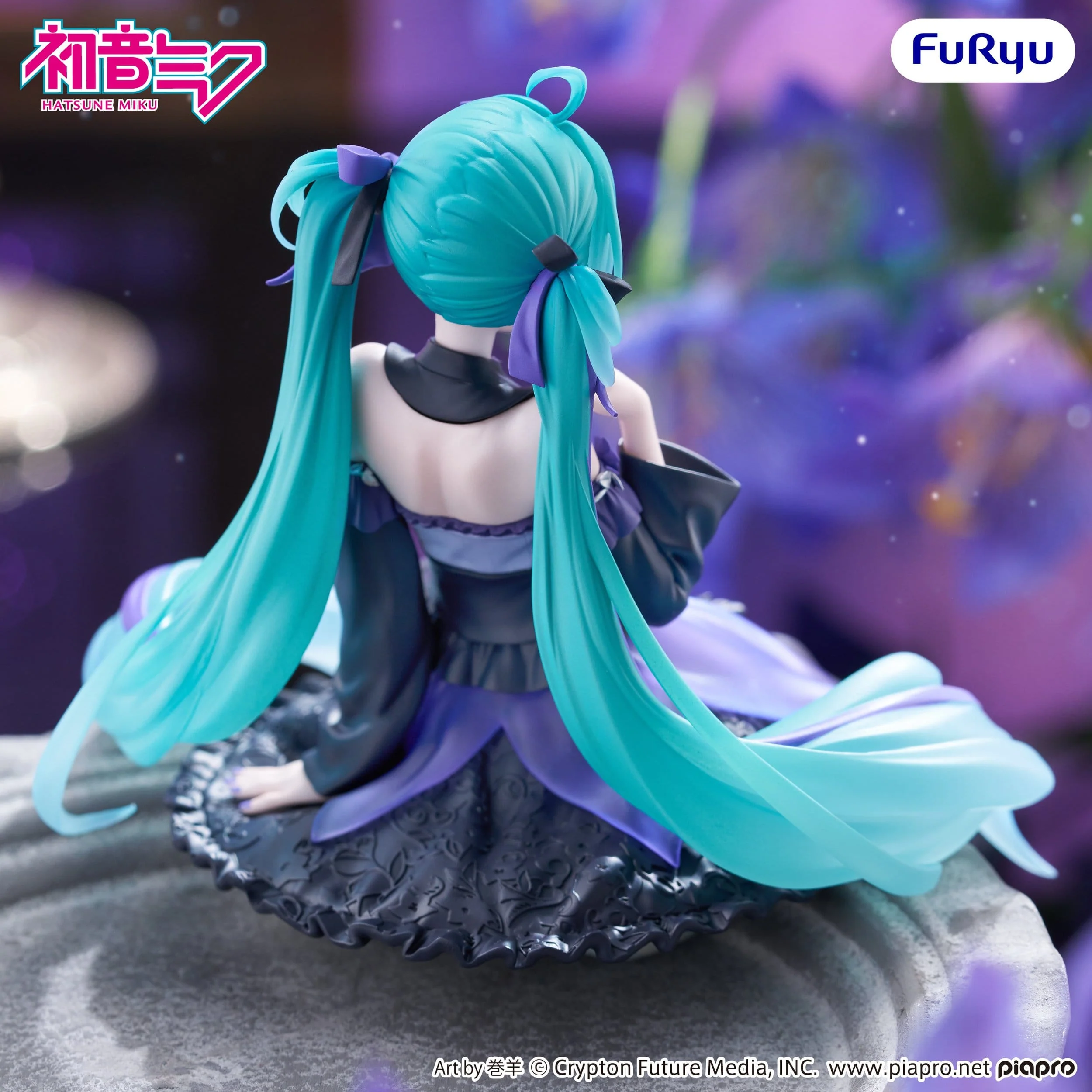 Hatsune Miku - Flower Fairy Bellflower Noodle Stopper - FuRyu Prize - Image 4