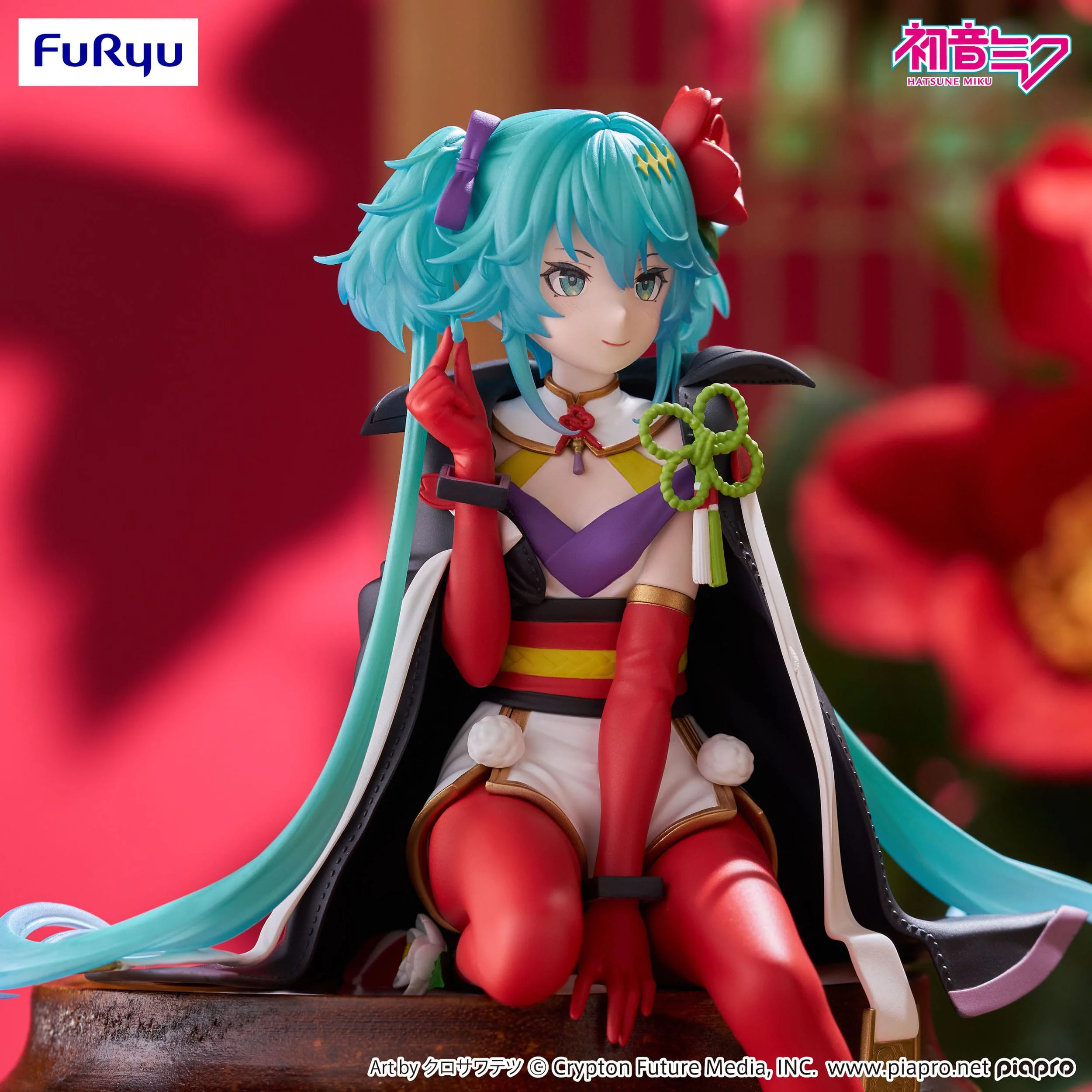 Hatsune Miku - Flower Fairy Camellia Noodle Stopper - FuRyu Prize - Image 2