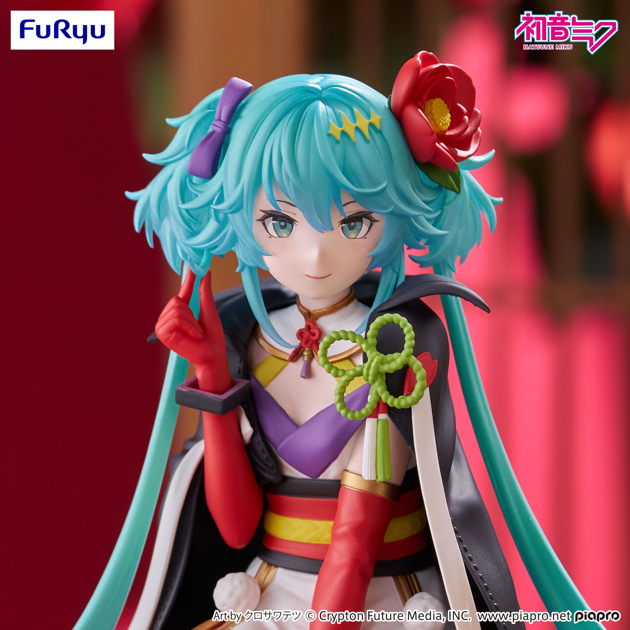 Hatsune Miku - Flower Fairy Camellia Noodle Stopper - FuRyu Prize - Image 3