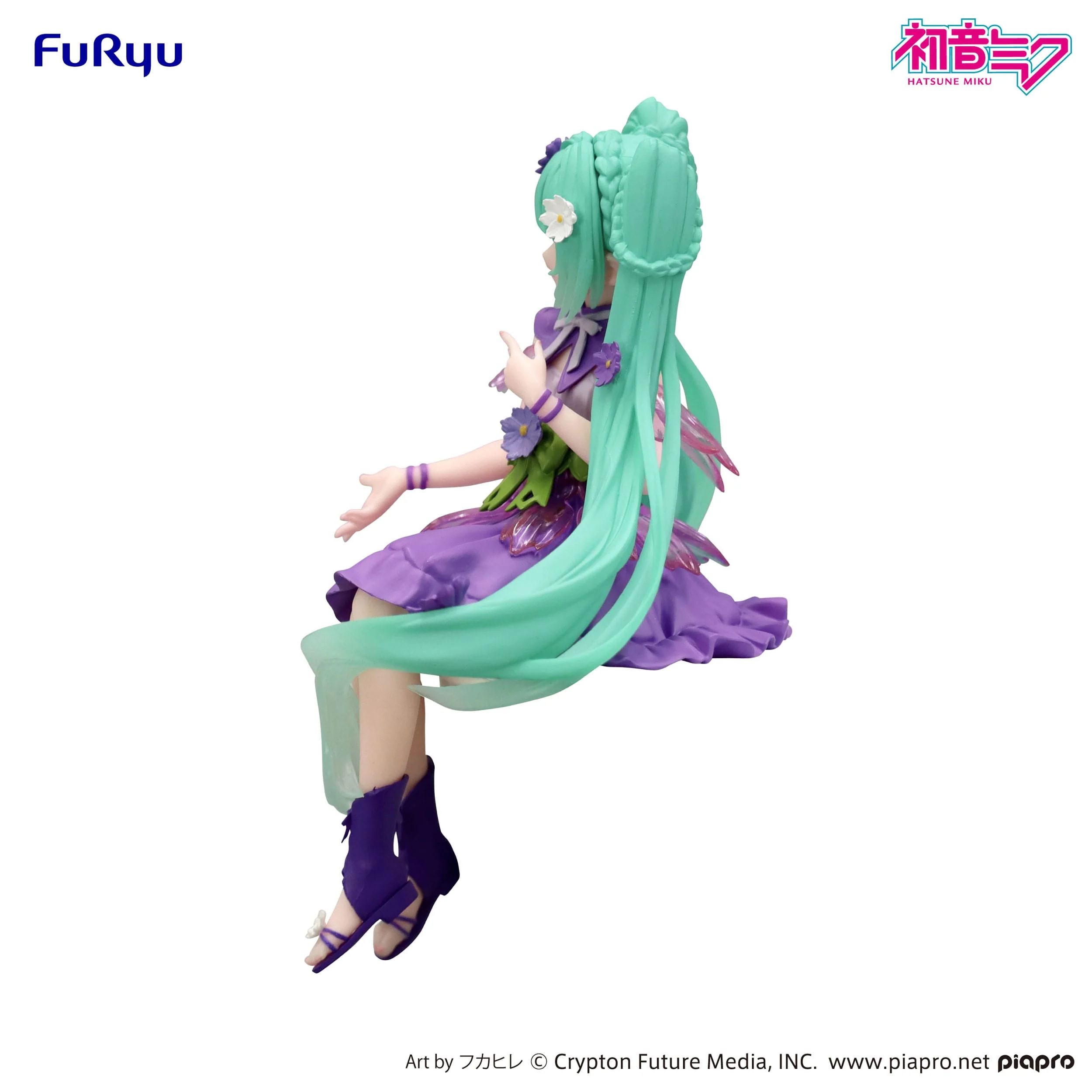 Hatsune Miku - Flower Fairy Cosmos Purple Color Ver. Noodle Stopper - FuRyu Prize - Image 3