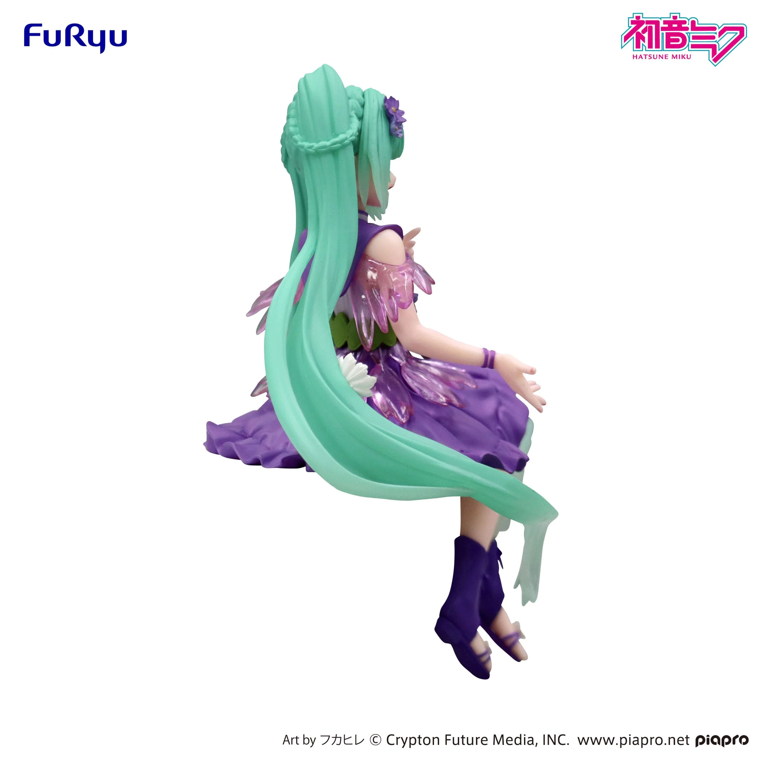 Hatsune Miku - Flower Fairy Cosmos Purple Color Ver. Noodle Stopper - FuRyu Prize - Image 4