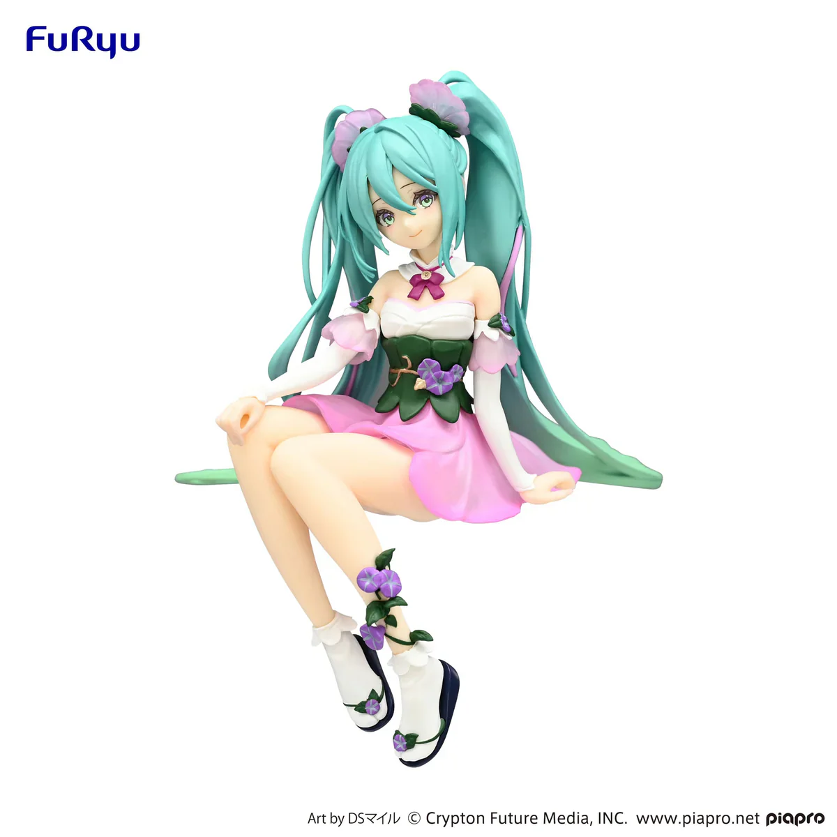 Hatsune Miku - Flower Fairy Morning Glory Pink Ver. Noodle Stopper - FuRyu Prize