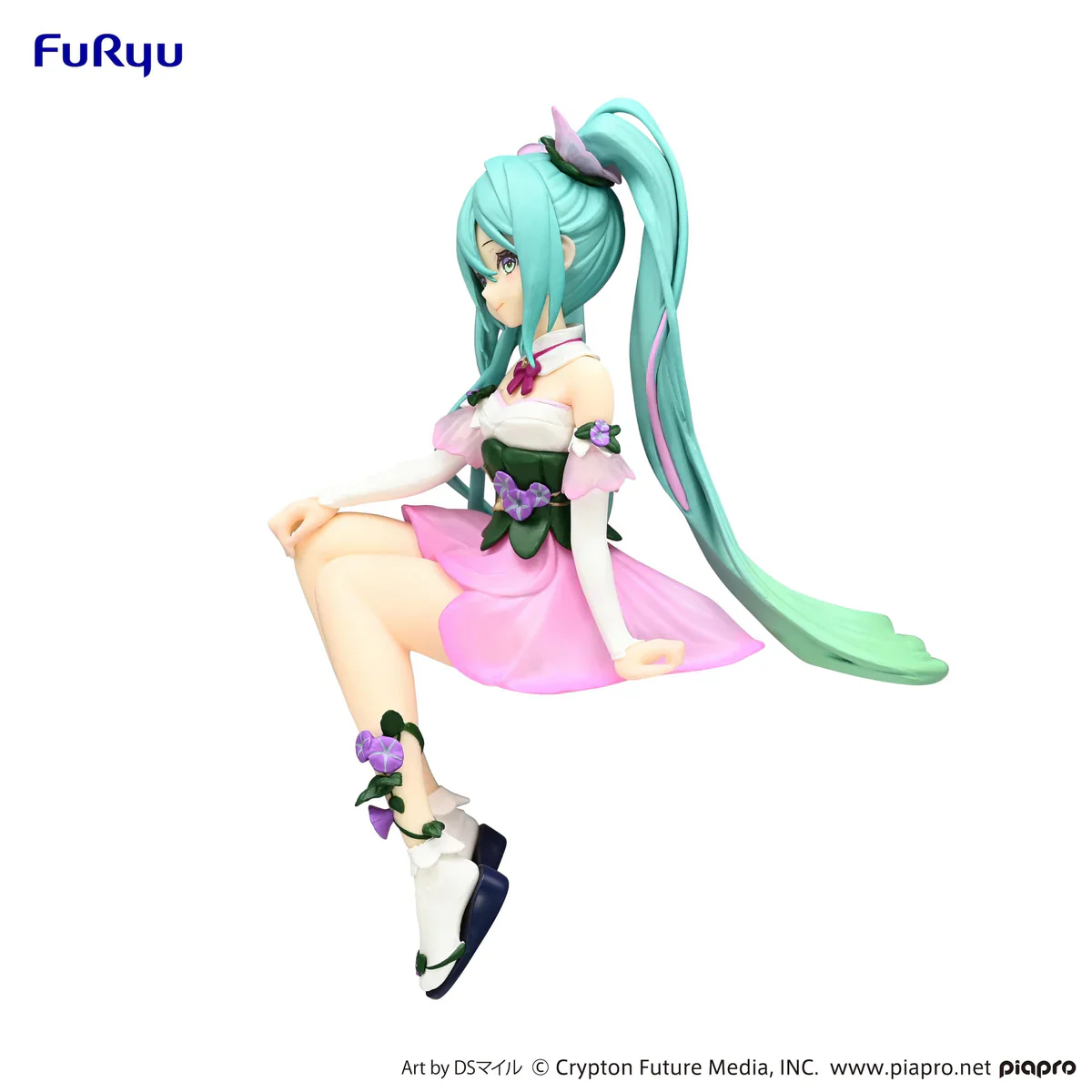 Hatsune Miku - Flower Fairy Morning Glory Pink Ver. Noodle Stopper - FuRyu Prize - Image 3