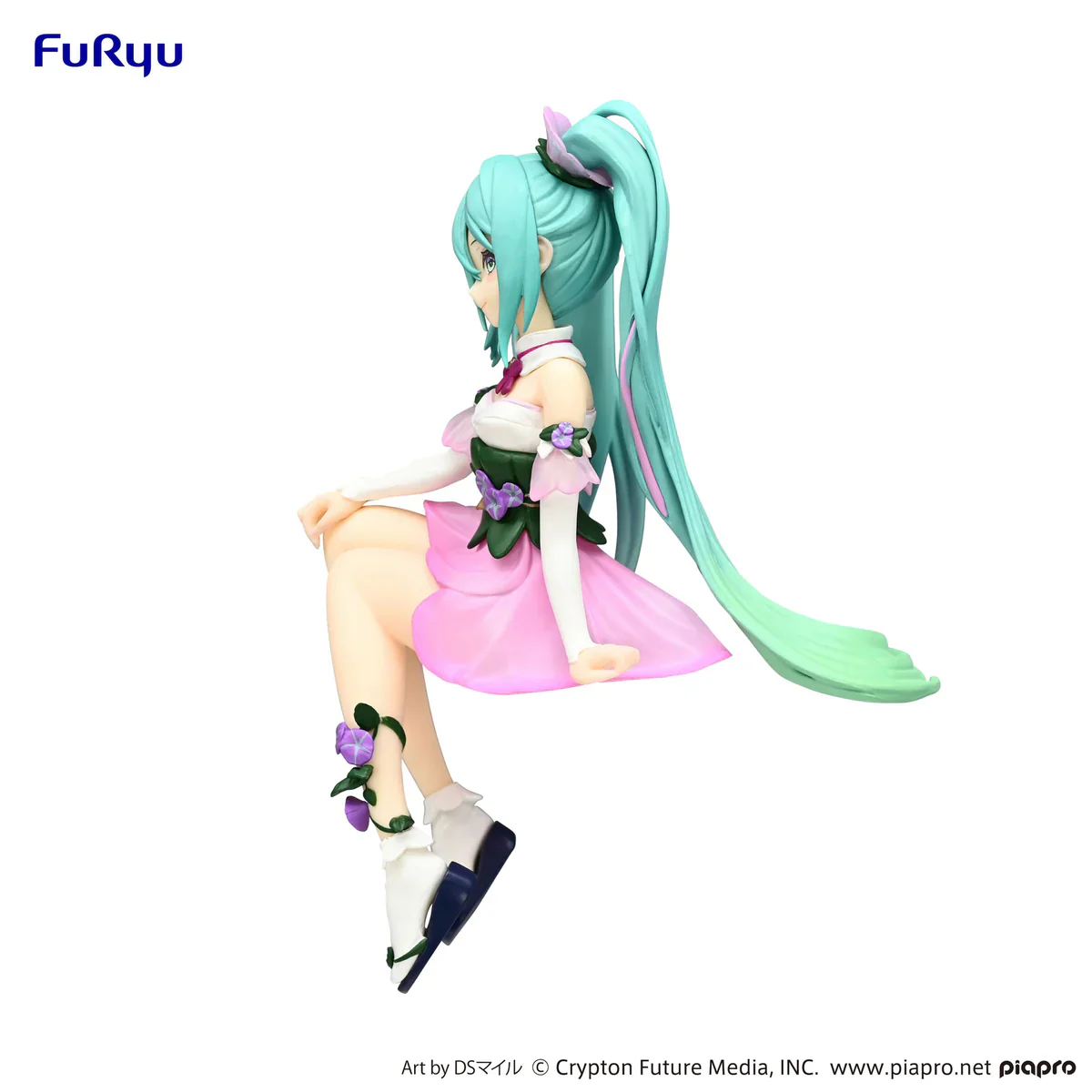 Hatsune Miku - Flower Fairy Morning Glory Pink Ver. Noodle Stopper - FuRyu Prize - Image 4