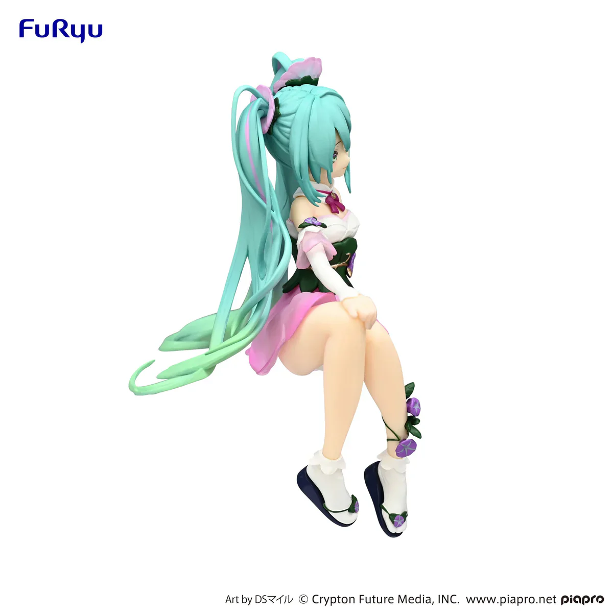Hatsune Miku - Flower Fairy Morning Glory Pink Ver. Noodle Stopper - FuRyu Prize - Image 6
