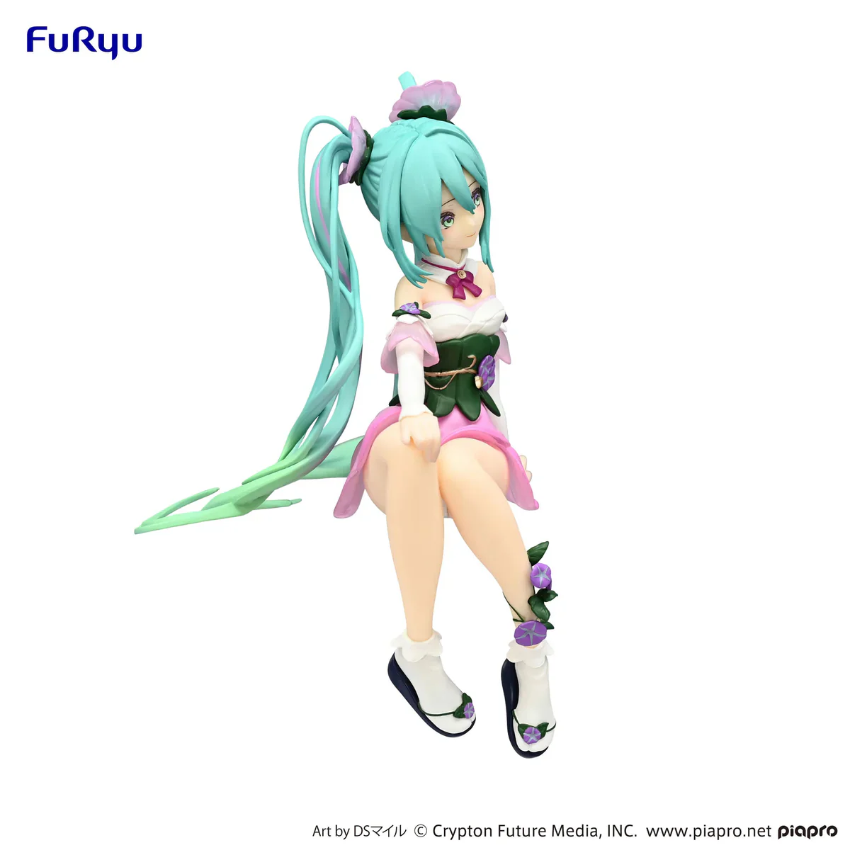 Hatsune Miku - Flower Fairy Morning Glory Pink Ver. Noodle Stopper - FuRyu Prize - Image 7