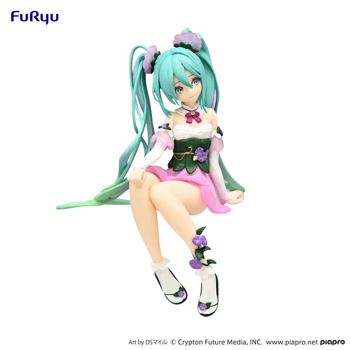 Hatsune Miku - Flower Fairy Morning Glory Pink Ver. Noodle Stopper - FuRyu Prize - Image 8
