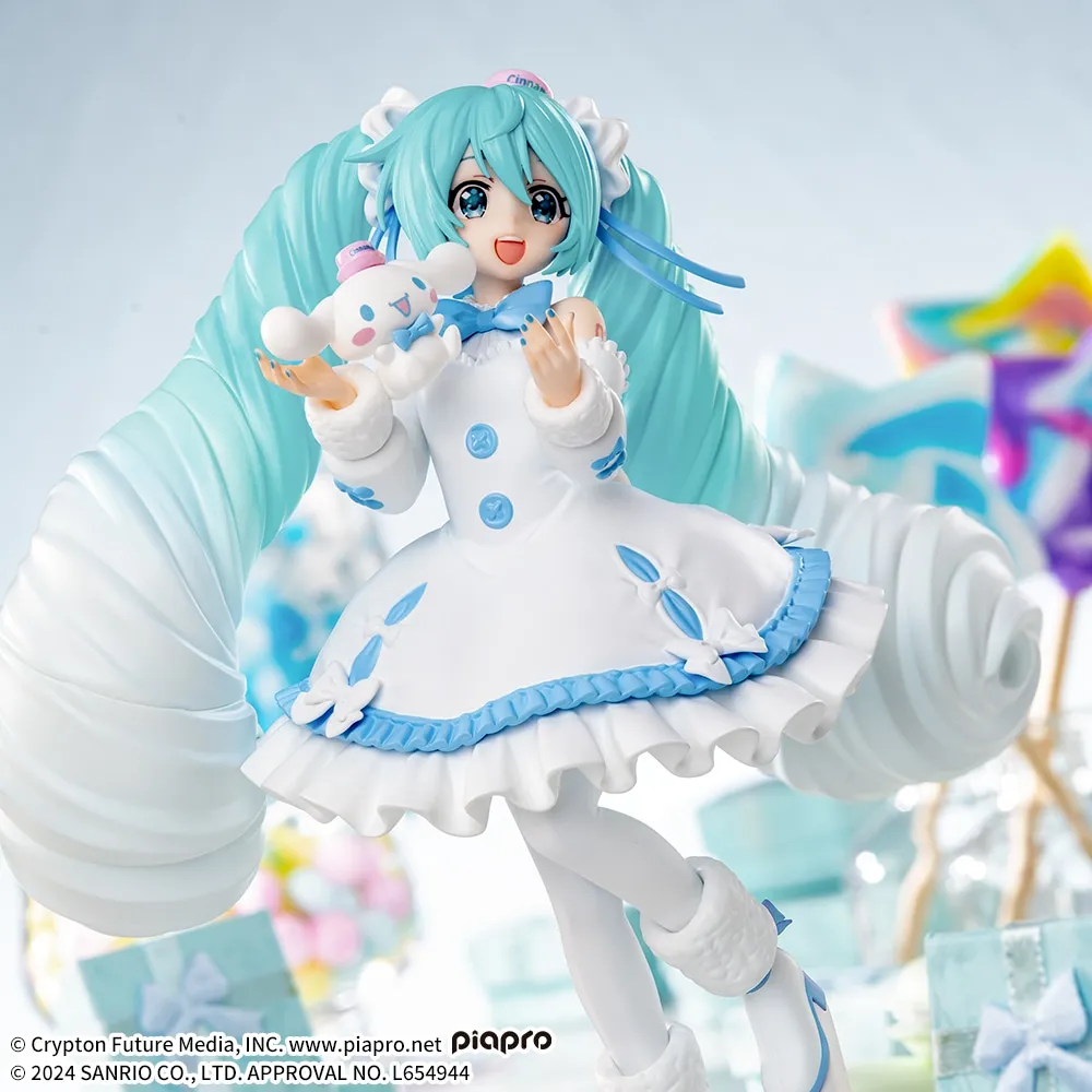 Hatsune Miku - Hatsune Miku x Cinnamoroll (2nd Ver.) Luminasta - SEGA Prize - Image 2