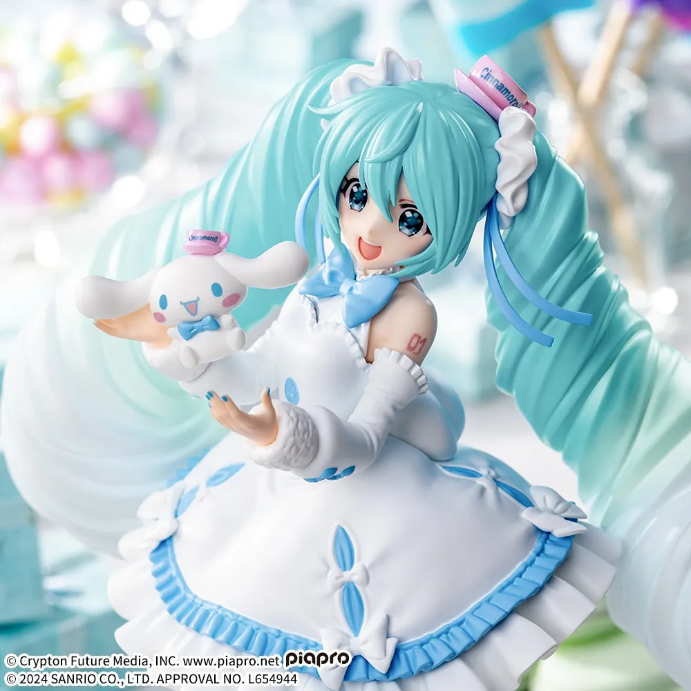 Hatsune Miku - Hatsune Miku x Cinnamoroll (2nd Ver.) Luminasta - SEGA Prize - Image 3