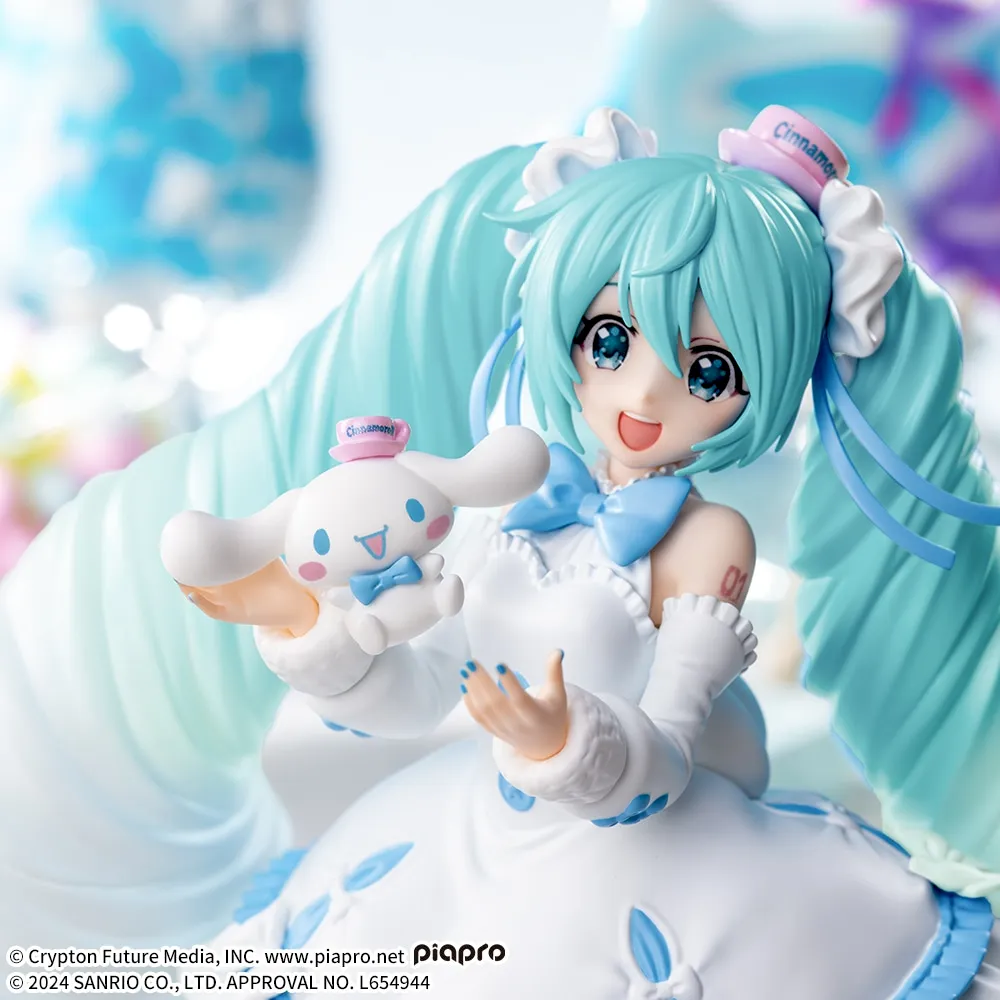 Hatsune Miku - Hatsune Miku x Cinnamoroll (2nd Ver.) Luminasta - SEGA Prize - Image 4