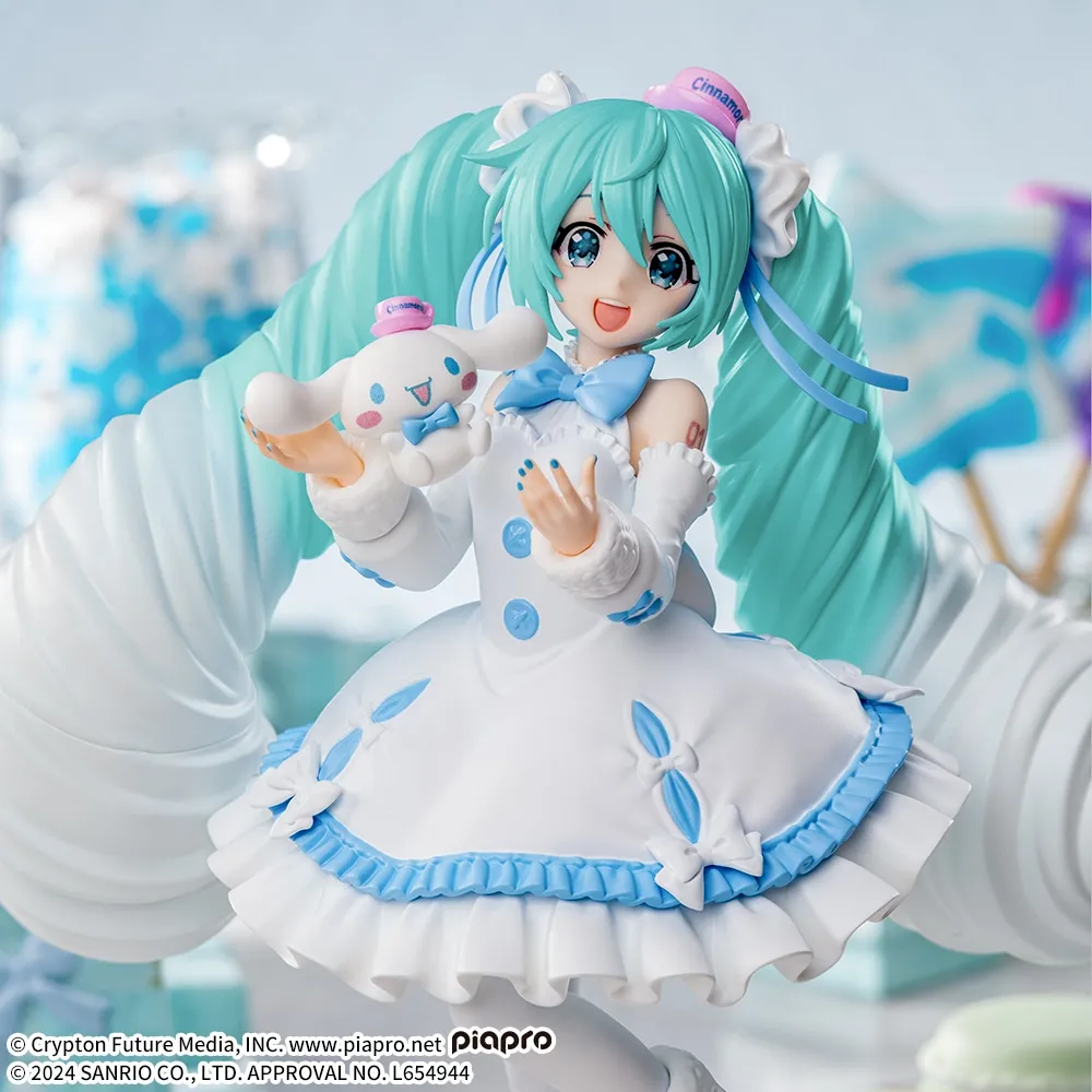 Hatsune Miku - Hatsune Miku x Cinnamoroll (2nd Ver.) Luminasta - SEGA Prize - Image 5
