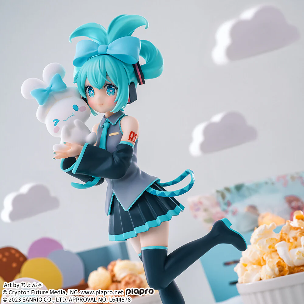 Hatsune Miku - Hatsune Miku x Cinnamoroll Luminasta - Sega Prize - Image 3