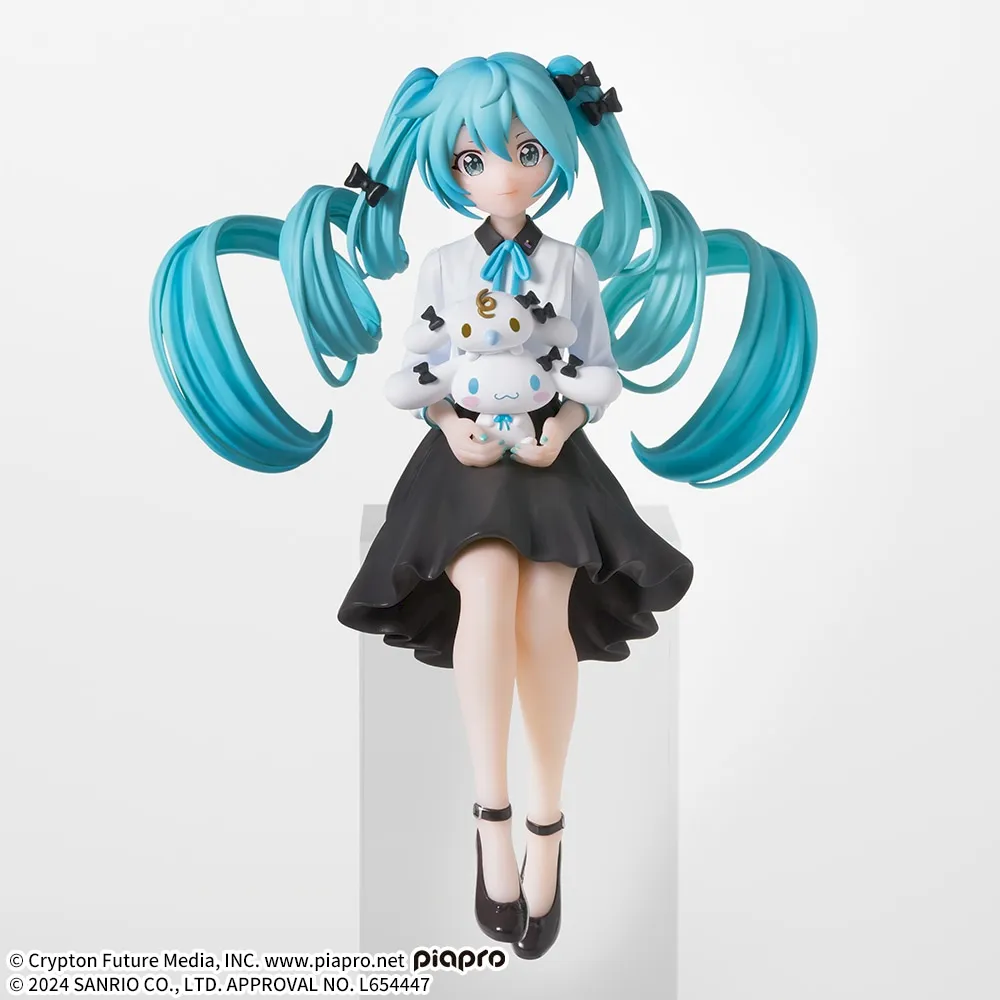 Hatsune Miku - Hatsune Miku x Cinnamoroll Milk Ver. Premium Chokonose / Perching - SEGA Prize - Image 4
