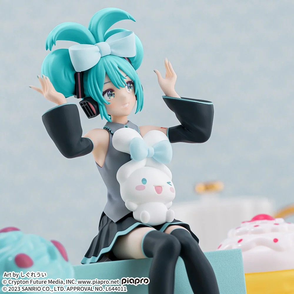 Hatsune Miku - Hatsune Miku x Cinnamoroll Premium Chokonose - Sega Prize - Image 4