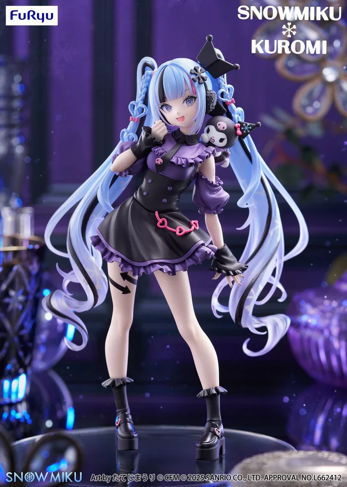 Hatsune Miku - Kuromi × Snow Miku Trio-Try-iT - FuRyu Prize