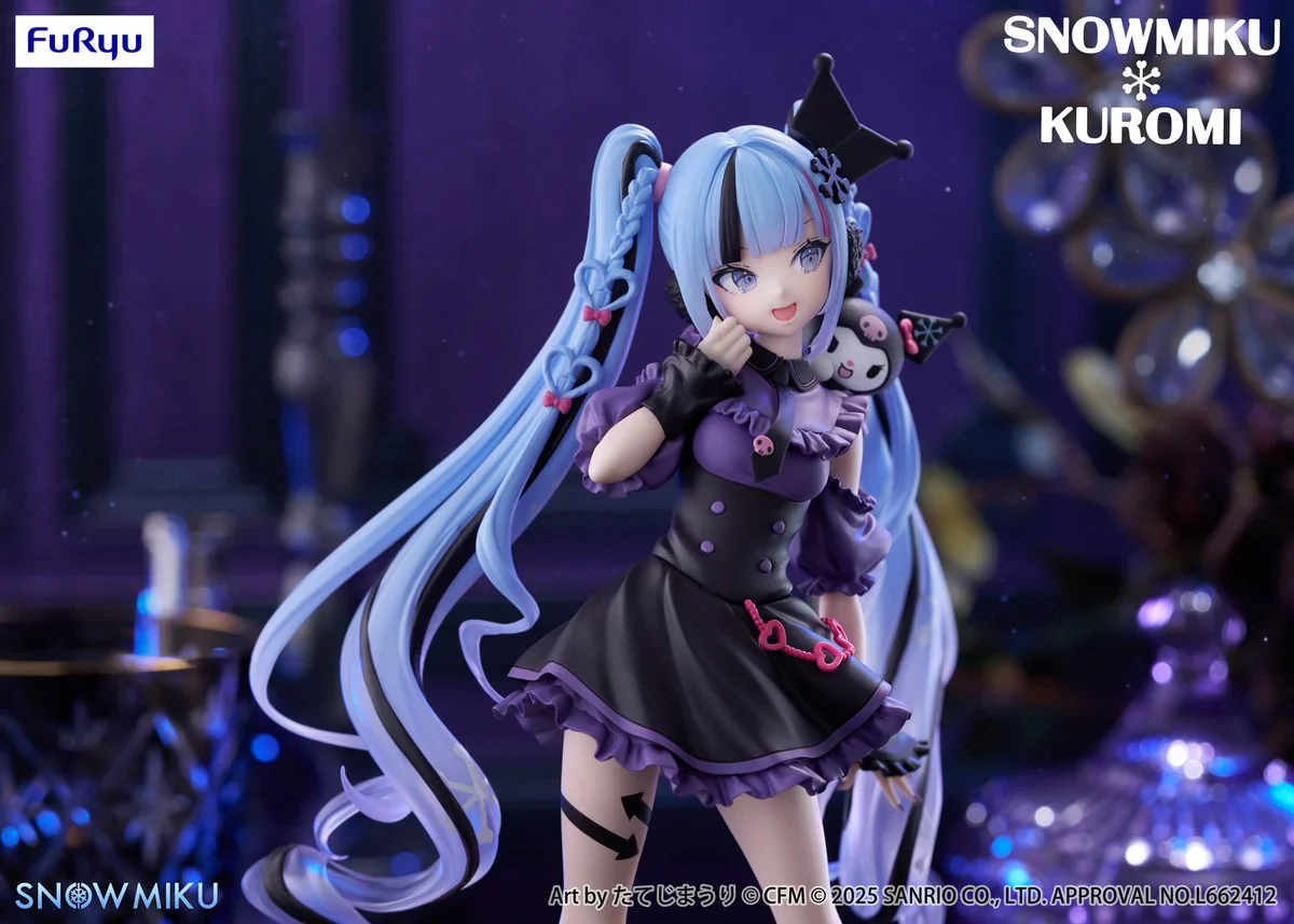 Hatsune Miku - Kuromi × Snow Miku Trio-Try-iT - FuRyu Prize - Image 3