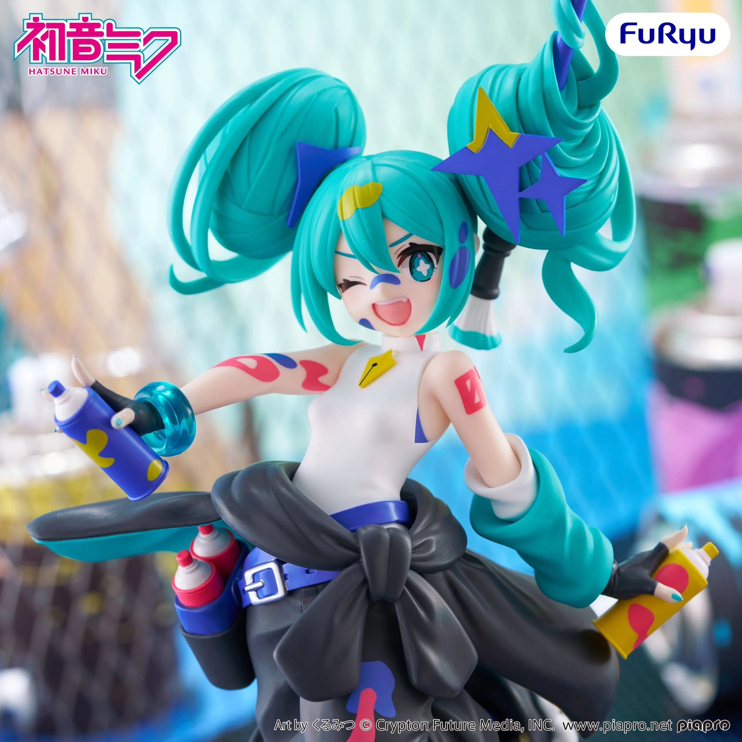 Hatsune Miku - Paint Girl Another Color Ver. Trio-Try-iT - FuRyu Prize - Image 2
