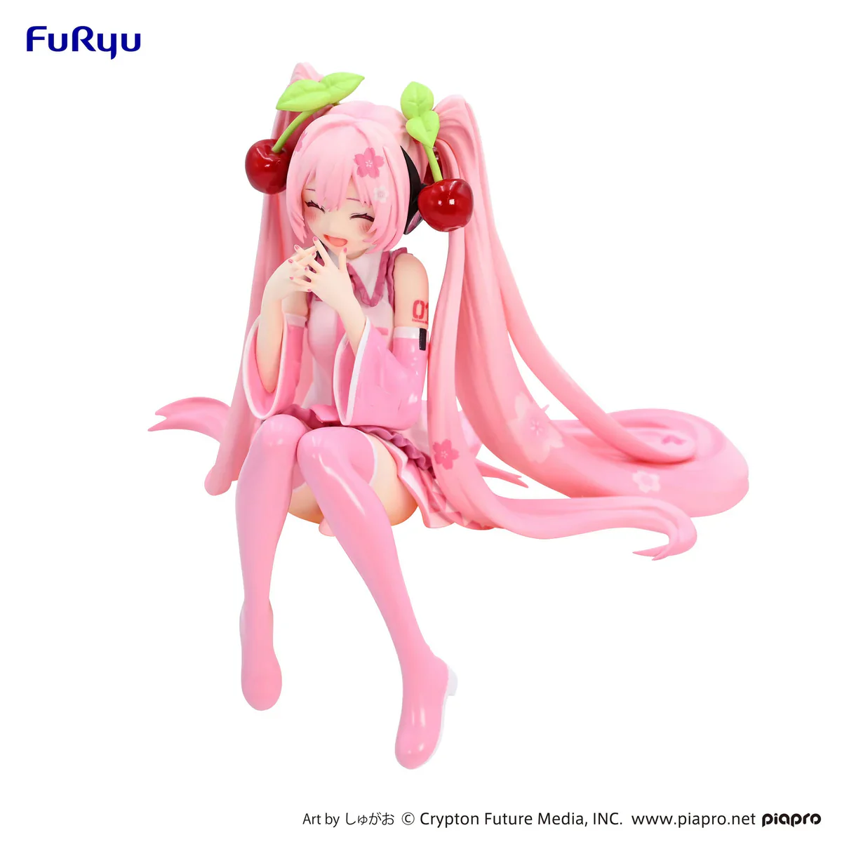 Hatsune Miku - Sakura Miku 2023 Smile ver. Noodle Stopper - FuRyu Prize - Image 4