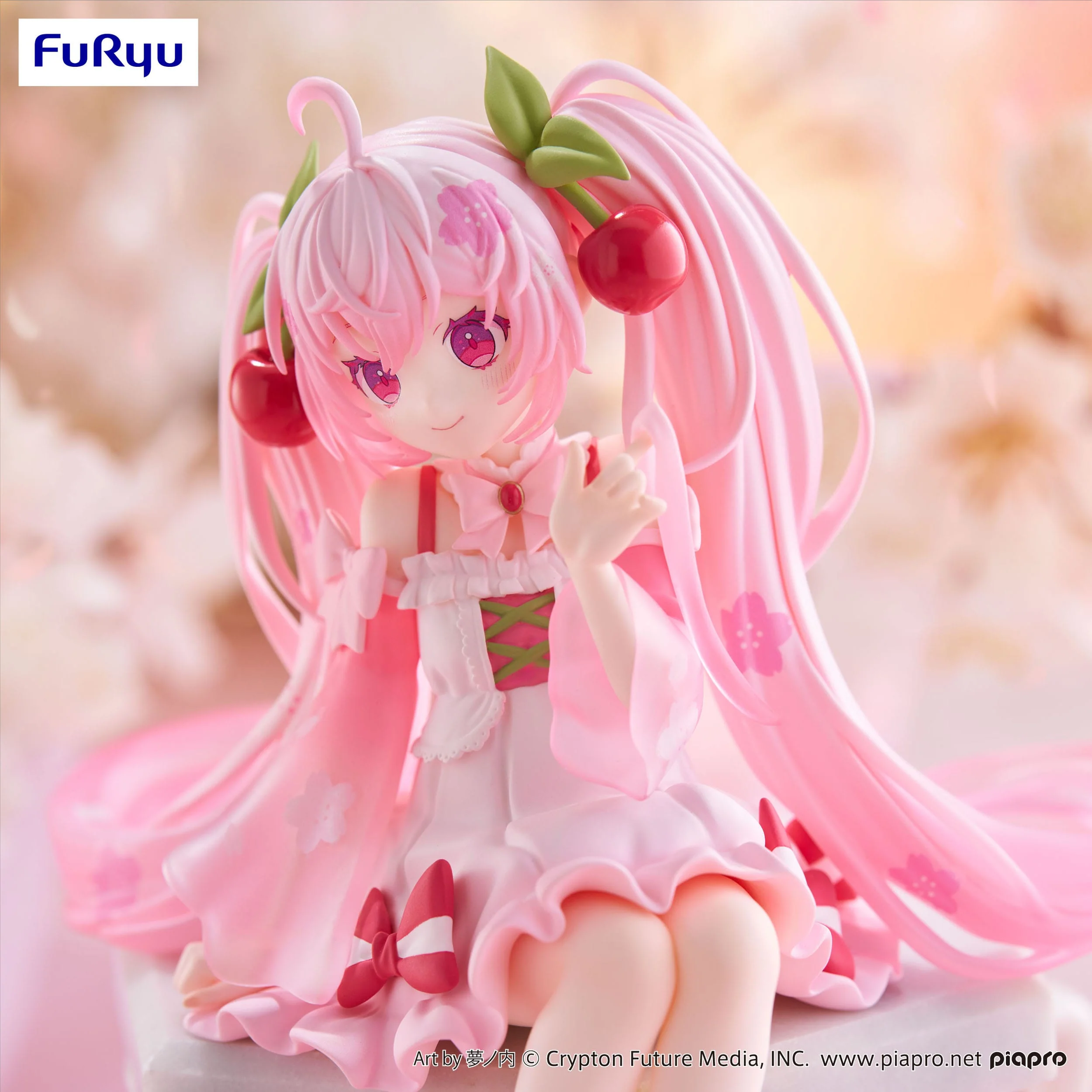 Hatsune Miku - Sakura Miku 2025 Noodle Stopper - FuRyu Prize - Image 4