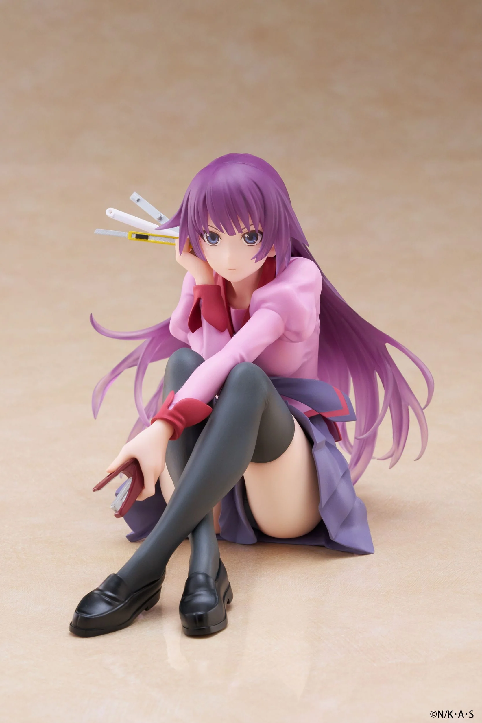Monogatari Series - Hitagi Senjougahara Desktop Cute - Taito Prize - Image 2