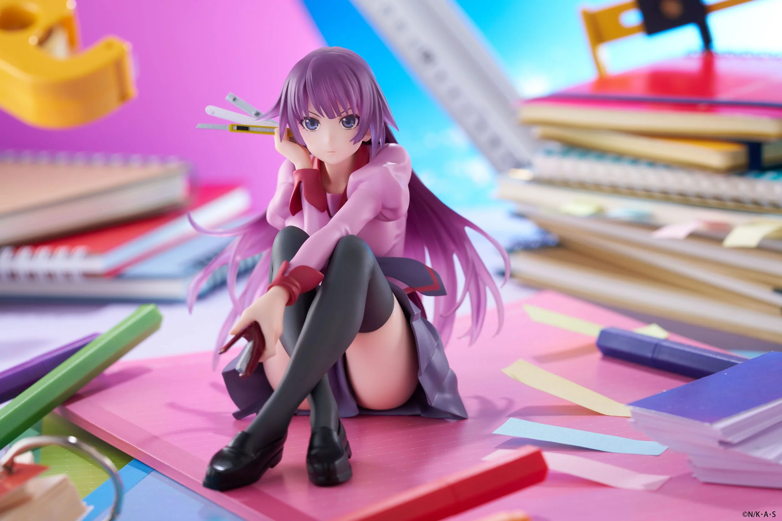 Monogatari Series - Hitagi Senjougahara Desktop Cute - Taito Prize - Image 4